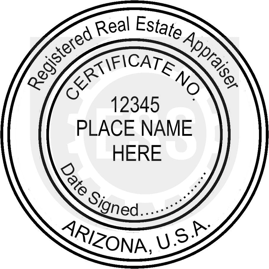 Arizona Real Estate Appraiser Seal Setup