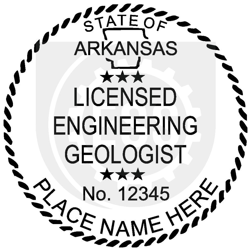 Arkansas Engineering Geologist Seal Setup