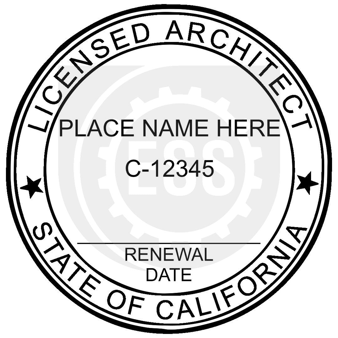 California Archtiect Seal Setup