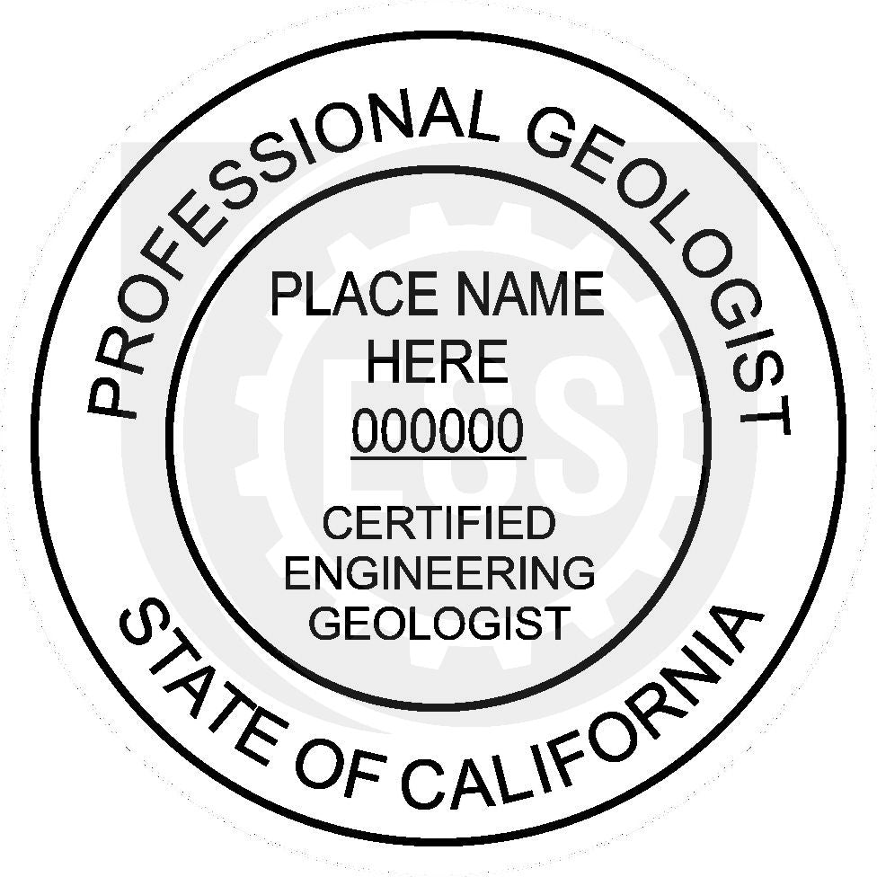 California Engineering Geologist Seal Setup