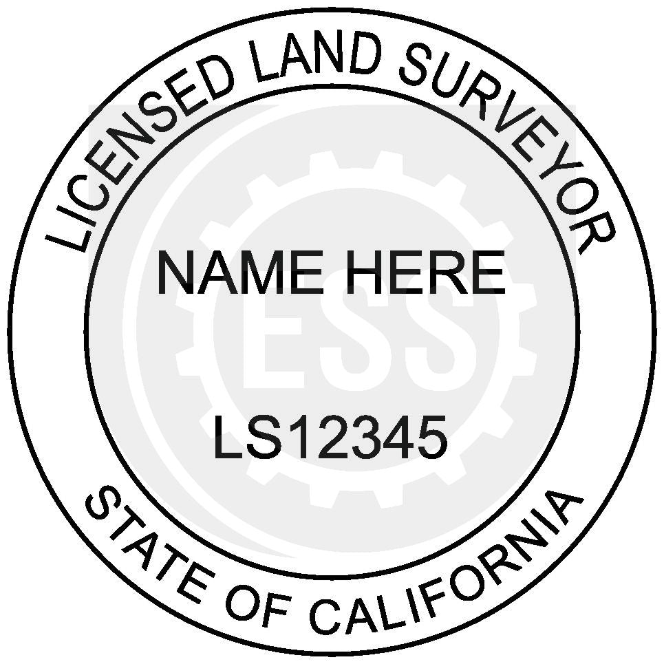 California Land Surveyor Seal Setup