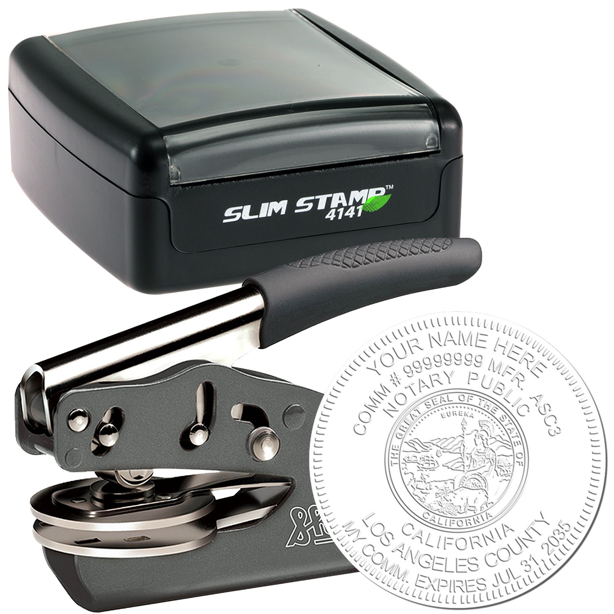 Notary Stamp and Seal Bundle Kit California - Engineer Seal Stamps