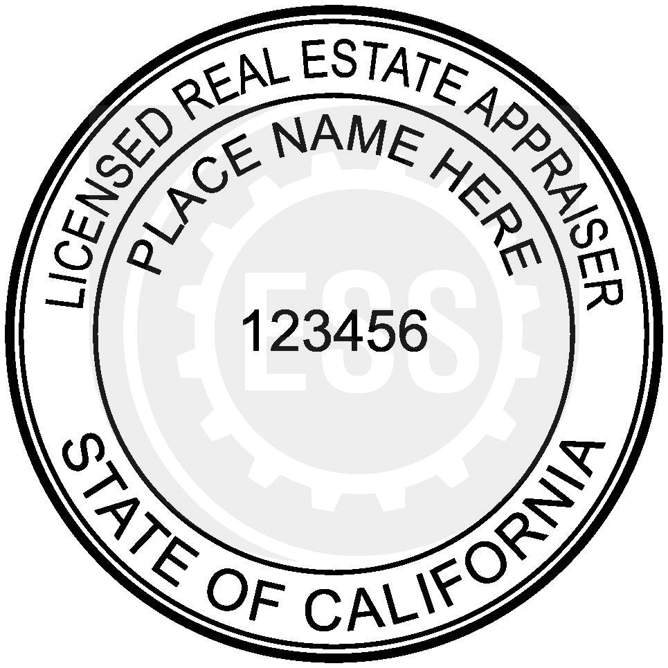 California Real Estate Appraiser Seal Setup