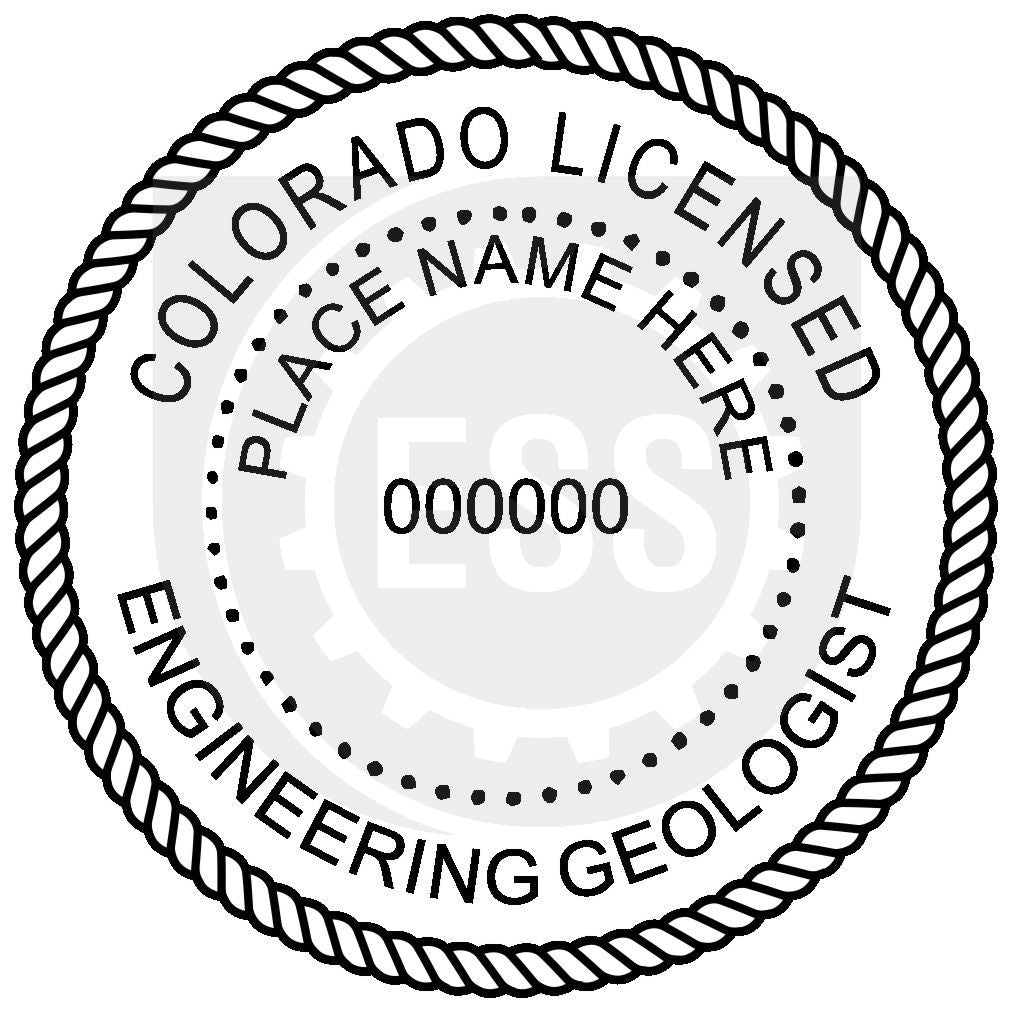 Colorado Engineering Geologist Seal Setup