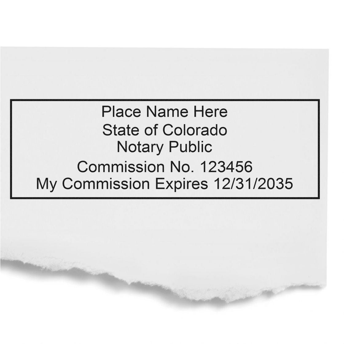 Colorado Notary Public Kit with Rubber Stamps - Engineer Seal Stamps