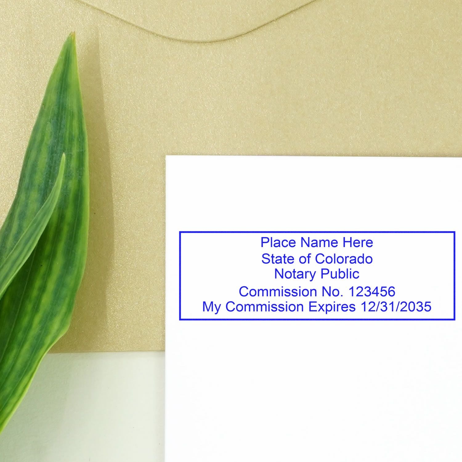 Colorado Notary Public Kit with Rubber Stamps - Engineer Seal Stamps