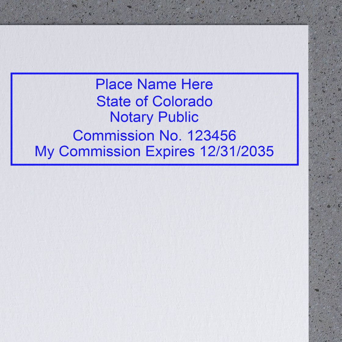 Colorado Self Inking Notary Starter Kit - Engineer Seal Stamps