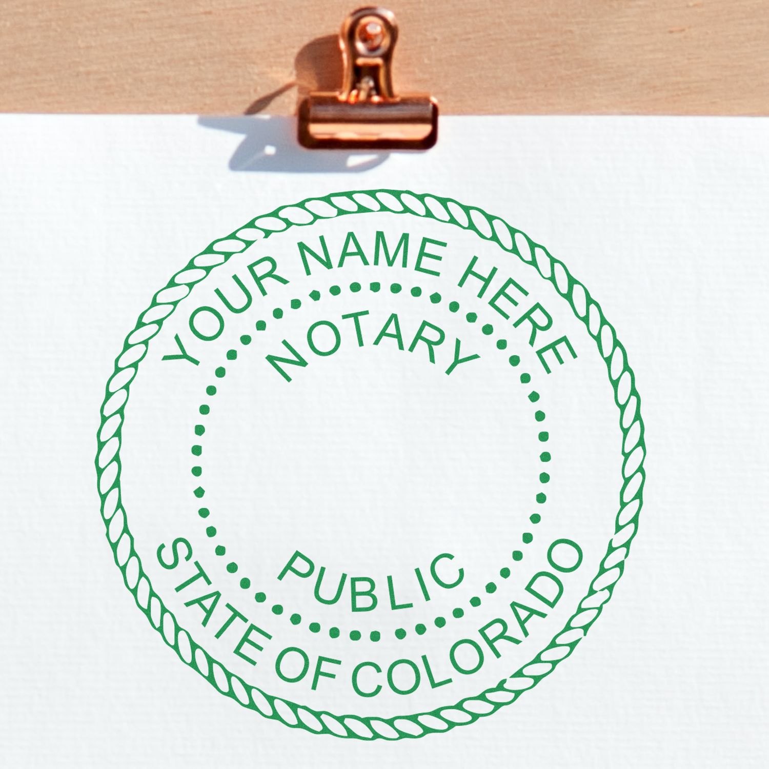 Self Inking Notary Supply Kit for Colorado - Engineer Seal Stamps