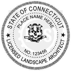 Connecticut Landscape Architect Seal Setup