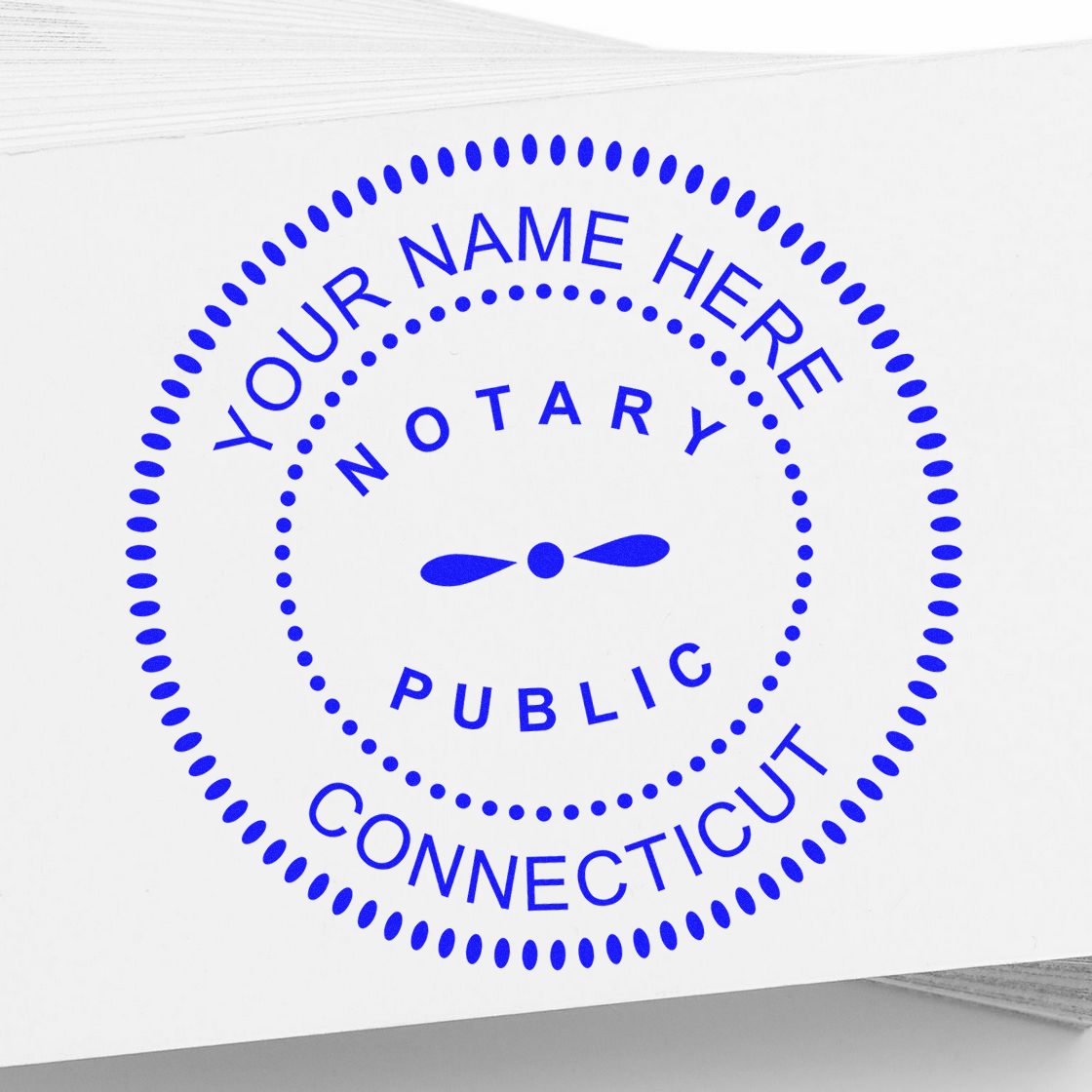 Connecticut Soft Notary Supply Kit with Stamp and Notary Seal - Engineer Seal Stamps