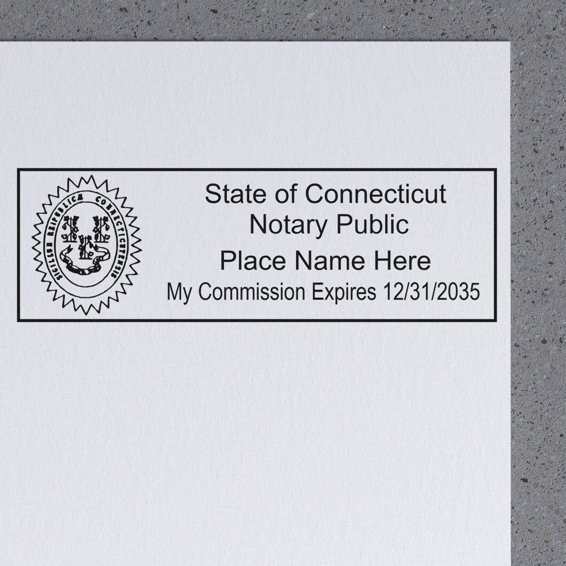 CT Notary Seal and CT Notary Stamp Kit for Connecticut Notaries - Engineer Seal Stamps