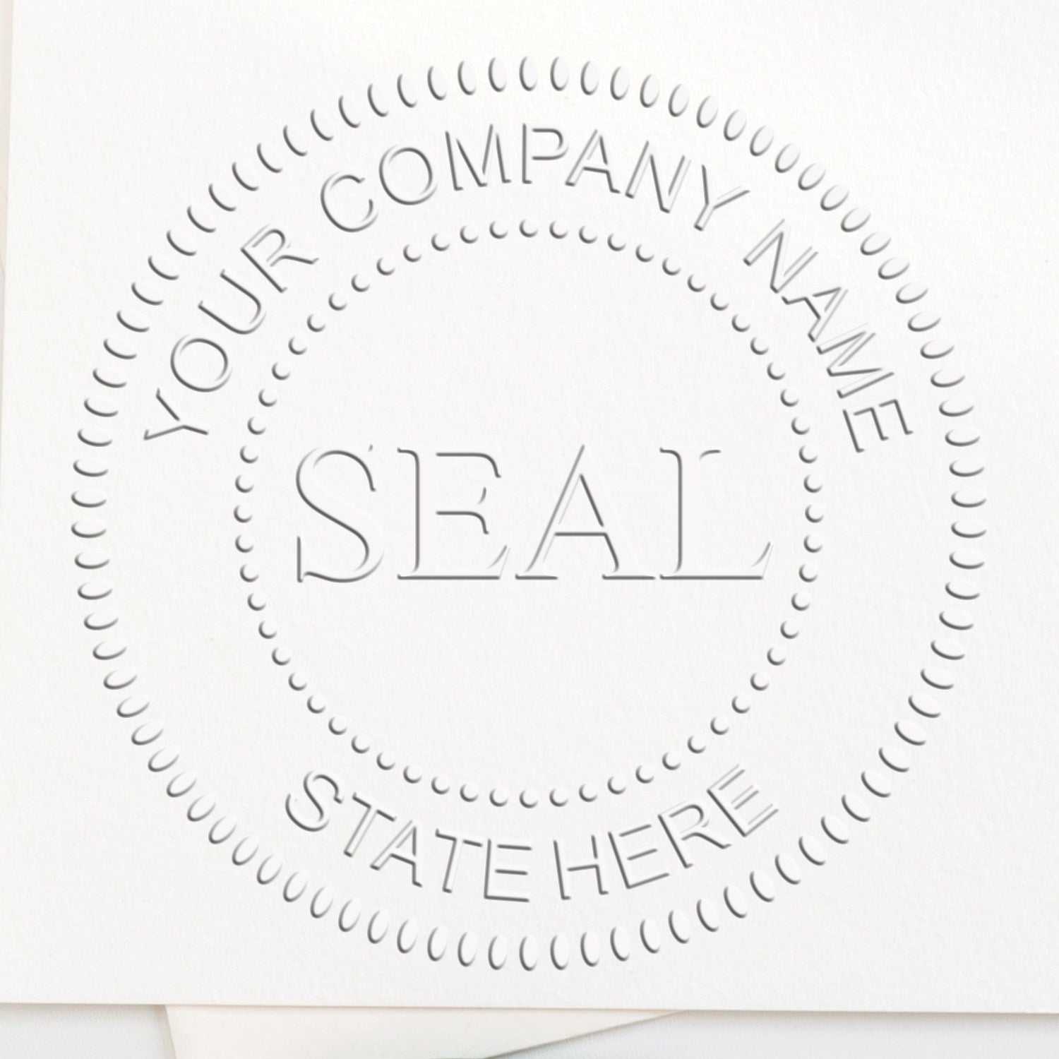 Standard Soft Seal Business Seal Combo with PSI Stamp