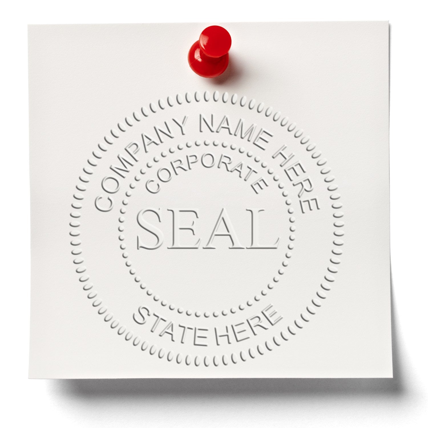 Soft Seal Corporate Seal Combo with Self-Inking Stamp - Engineer Seal Stamps