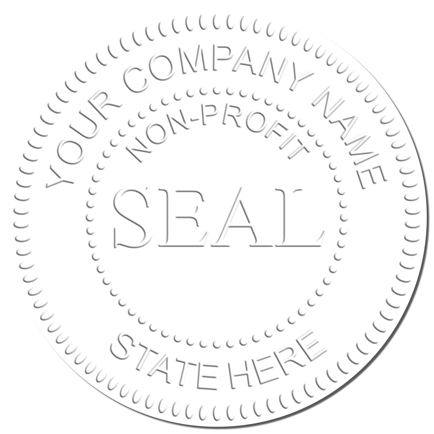 Long Reach Non-Profit Seal - Engineer Seal Stamps