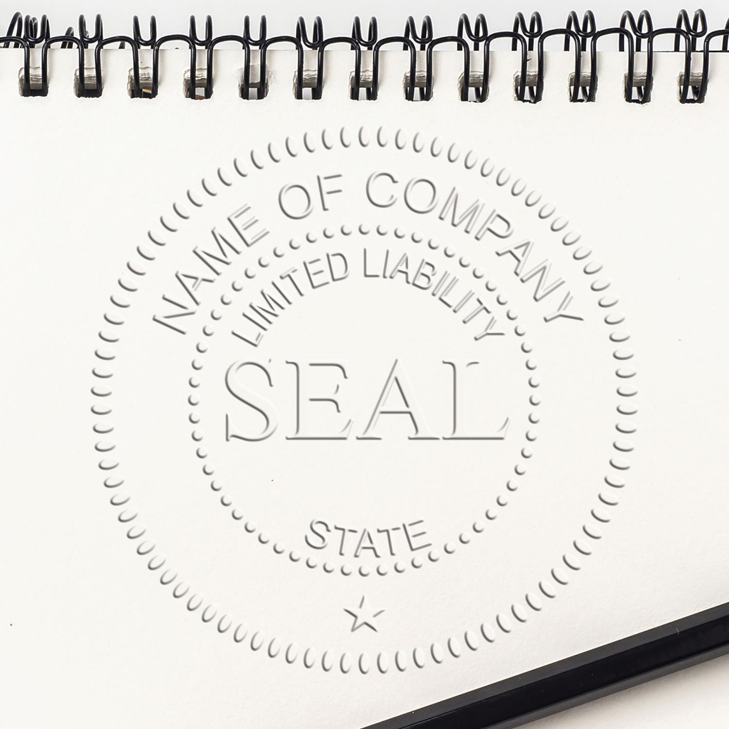 Hybrid Limited Liablity Seal and Stamp with Star Package - Engineer Seal Stamps