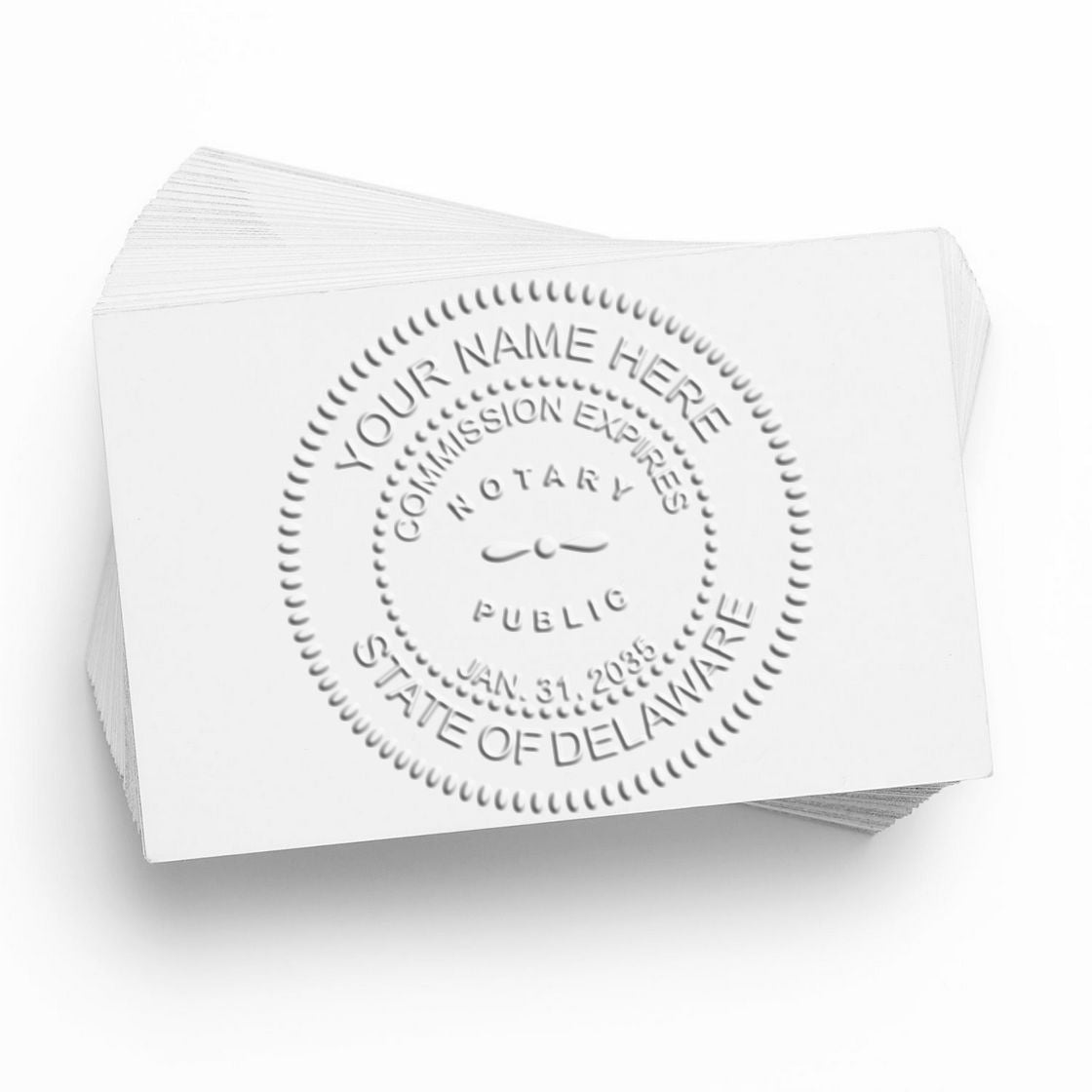 Delaware MaxLight Notary Stamp and Seal Kit - Engineer Seal Stamps