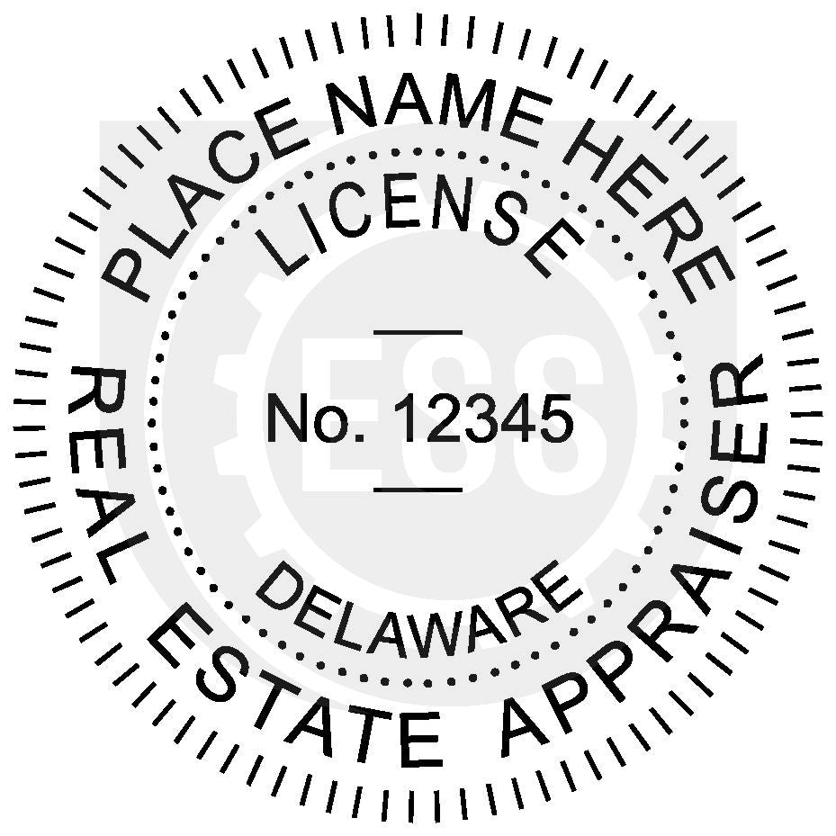 Delaware Real Estate Appraiser Seal Setup