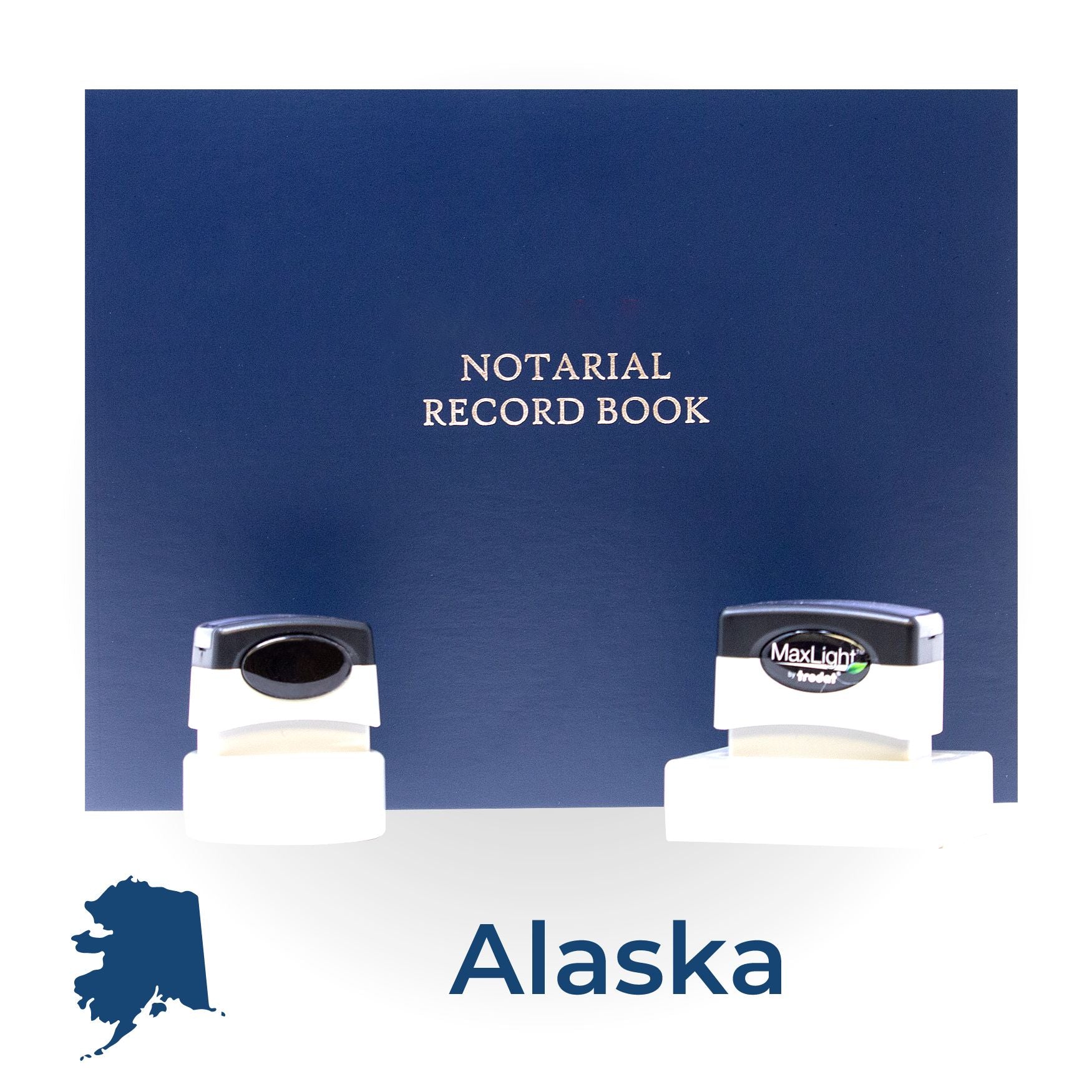 MaxLight Notary Stamp Kit for Alaska - Engineer Seal Stamps