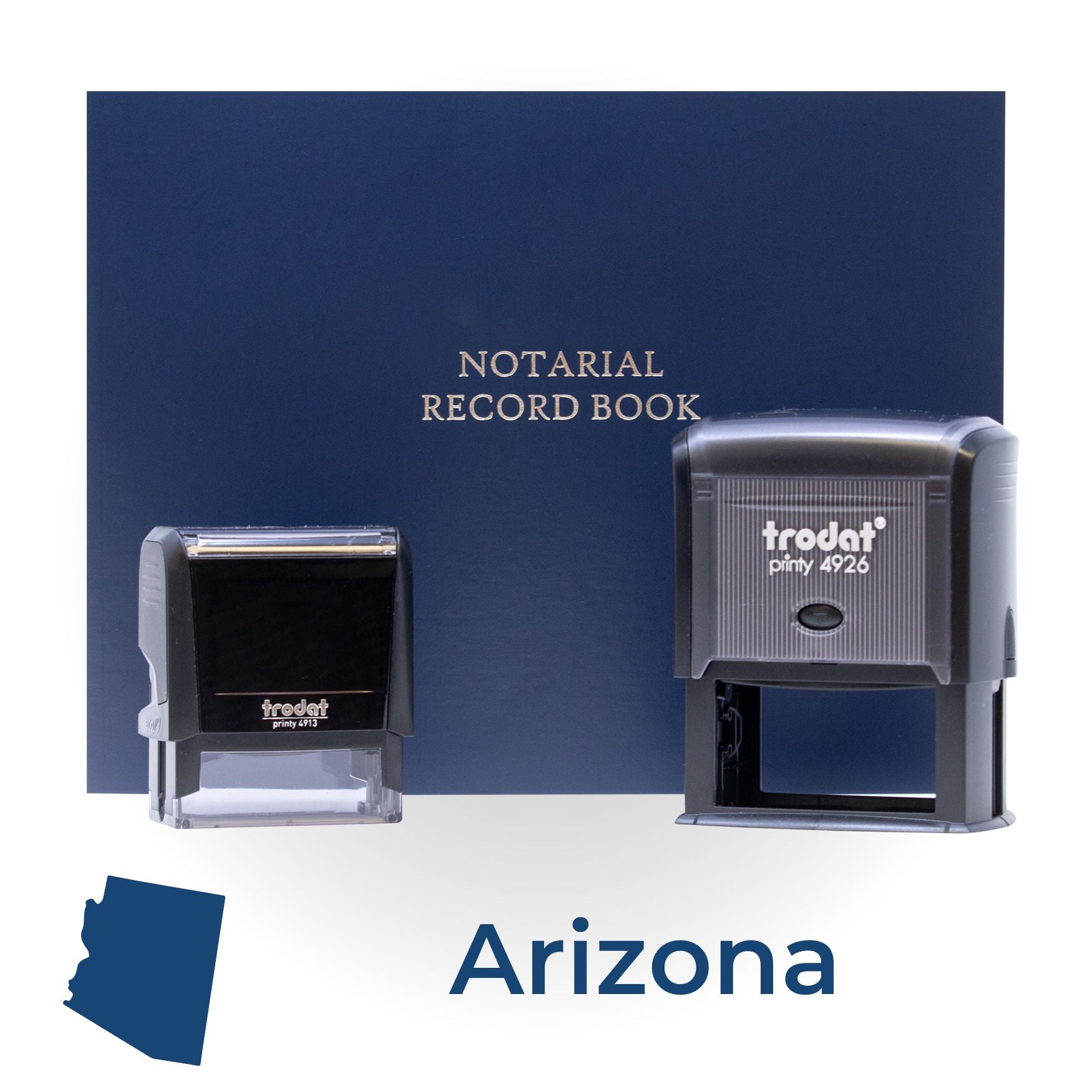 Arizona Self Inking Notary Starter Kit - Engineer Seal Stamps