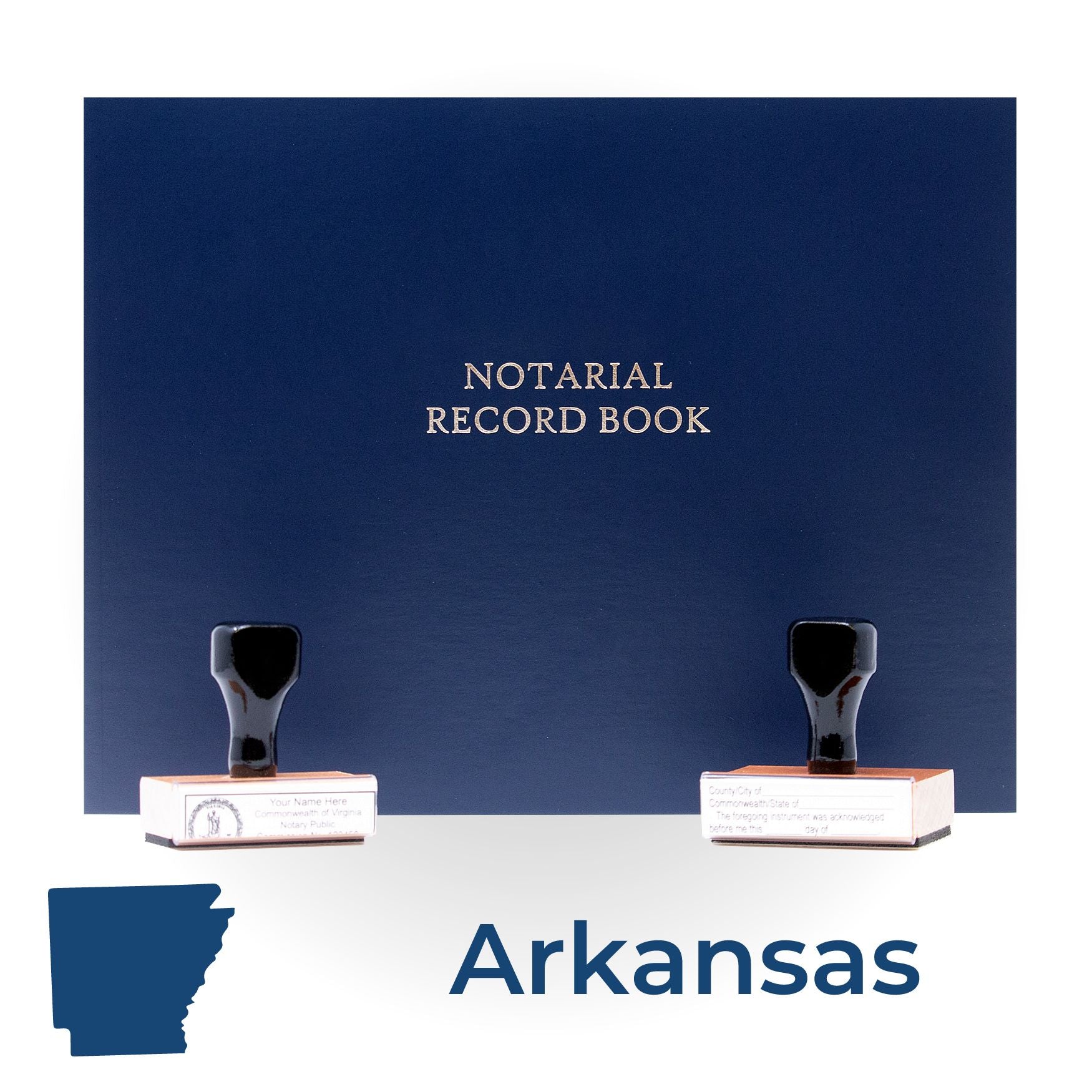 Arkansas Notary Public Kit with Rubber Stamps - Engineer Seal Stamps