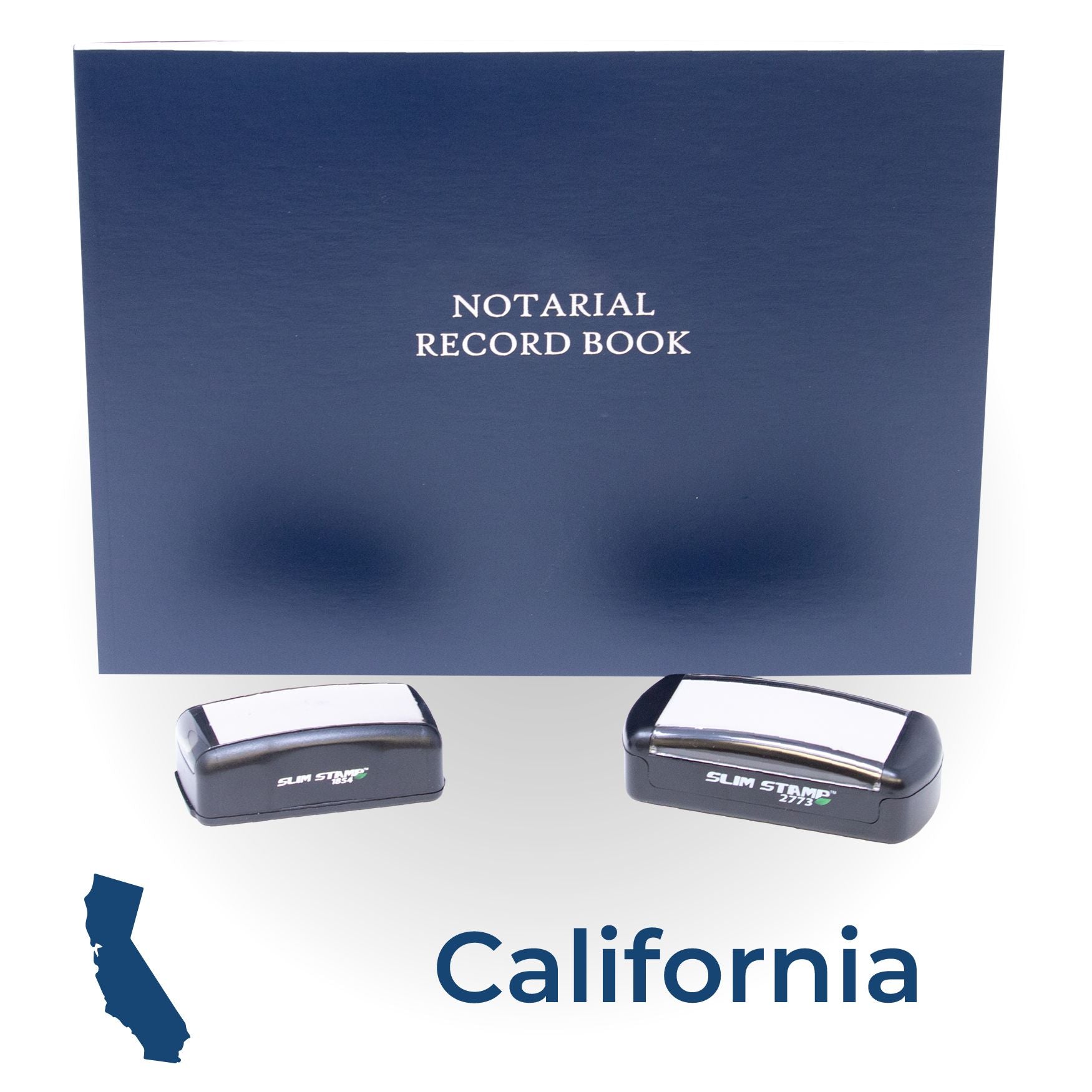 California Notary Kit with Notary Slim Stamps - Engineer Seal Stamps