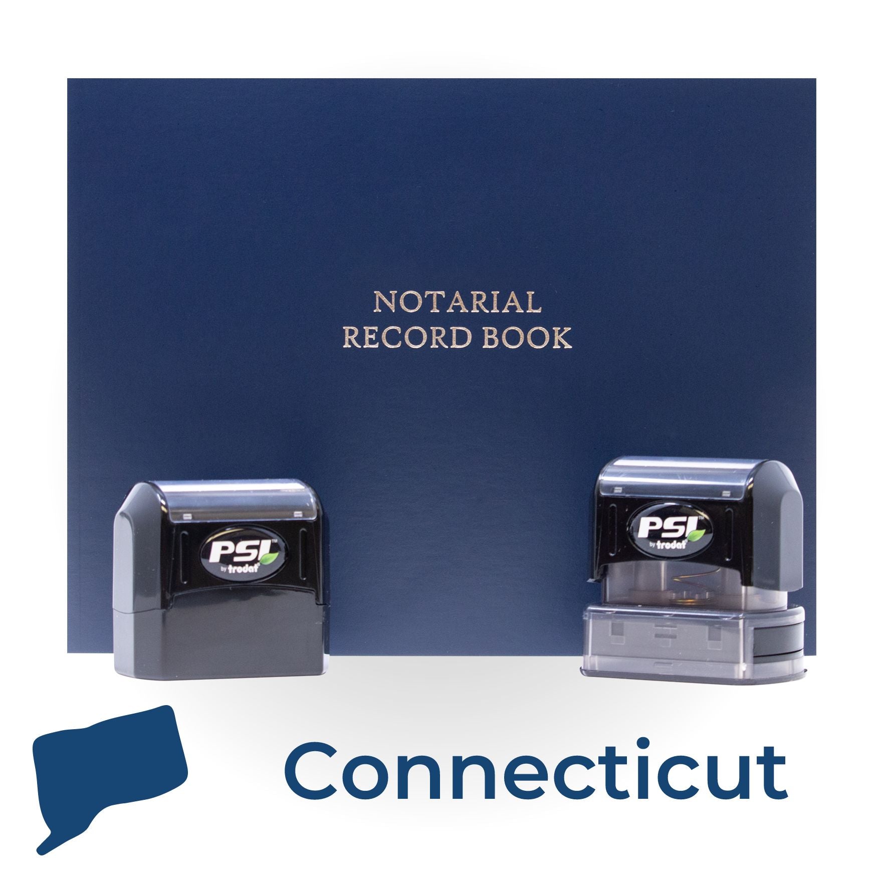 CT Notary Package with PSI Pre-Inked Notary Stamps