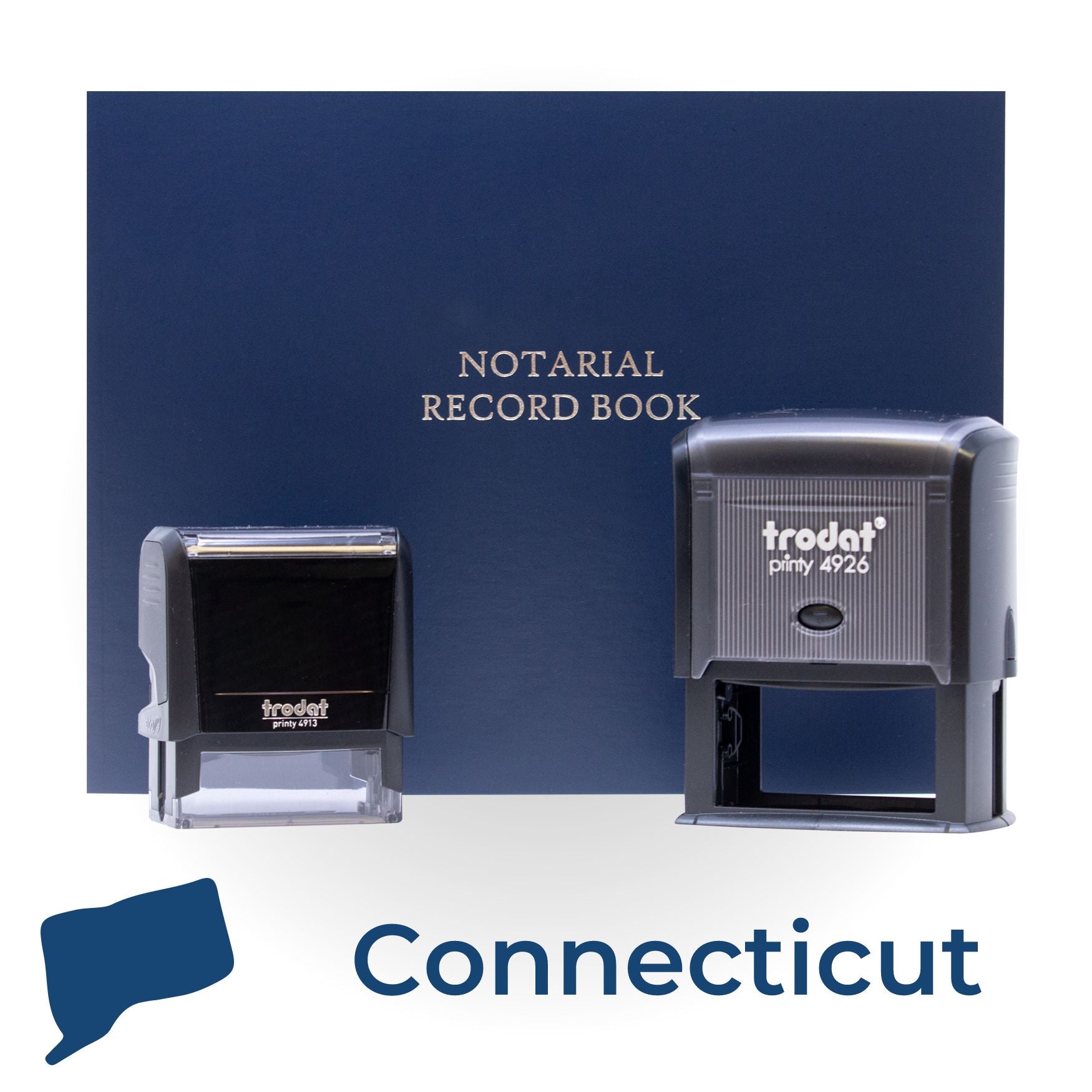 Connecticut Self Inking Notary Starter Kit - Engineer Seal Stamps