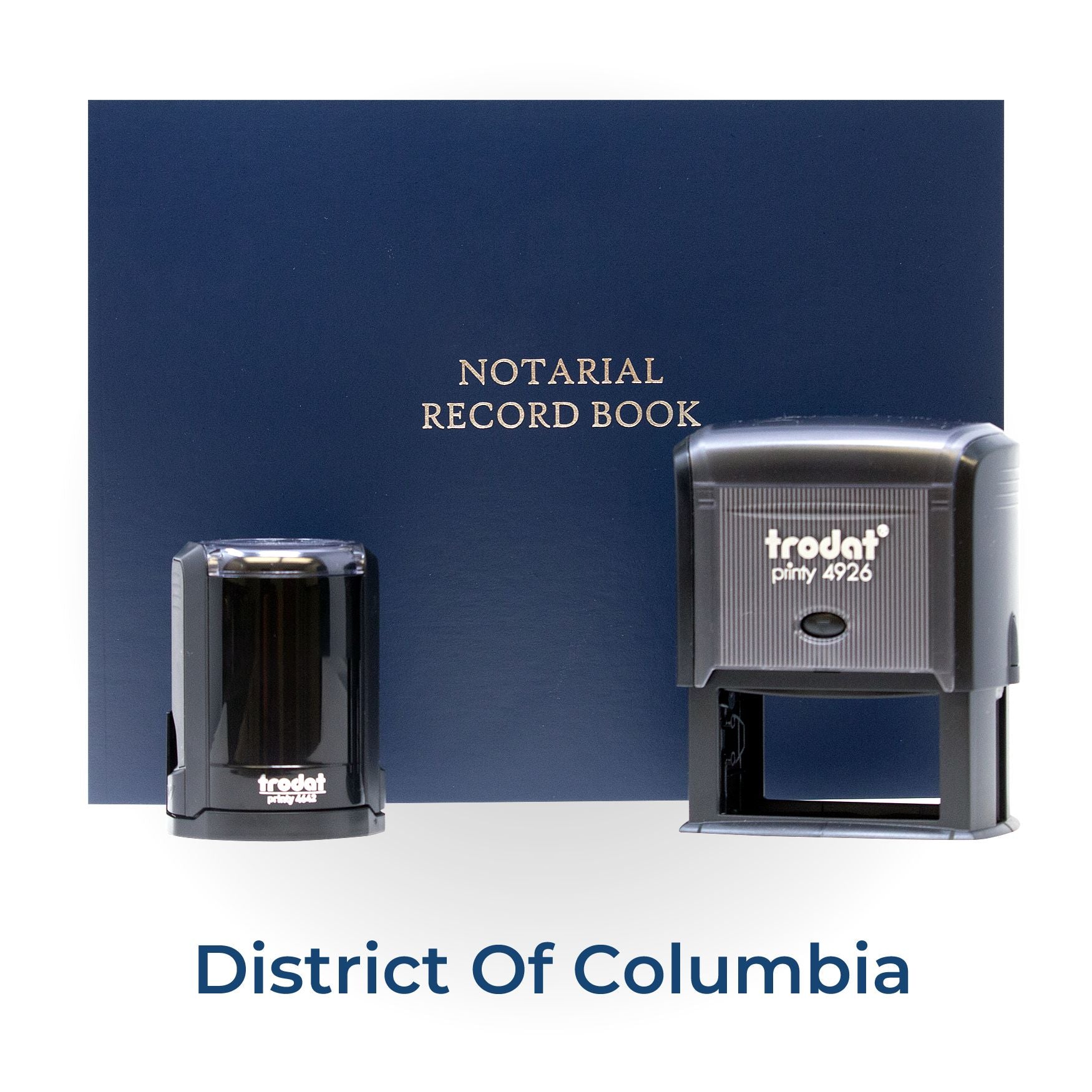 Self Inking Notary Supply Kit for District of Columbia - Engineer Seal Stamps