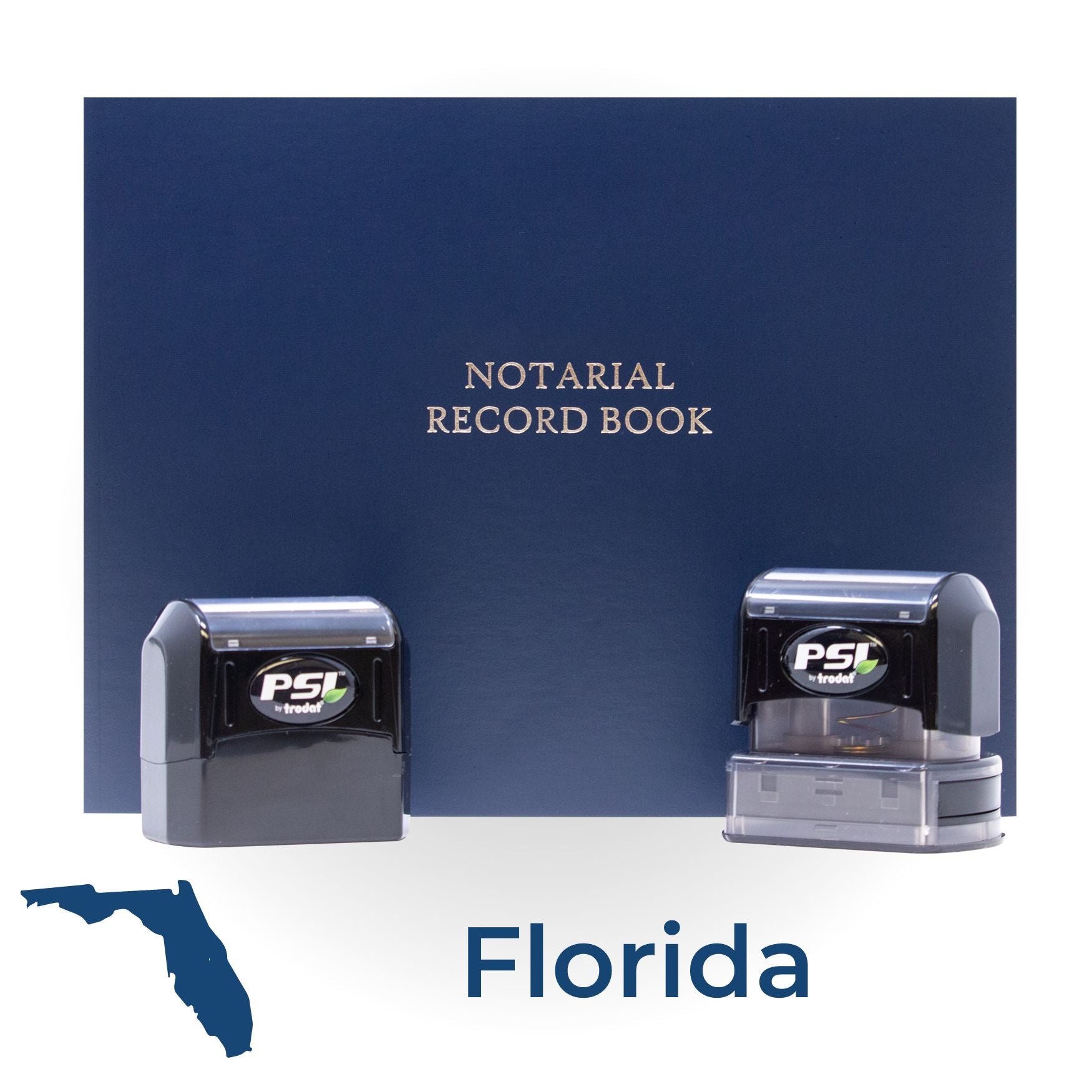 FL Notary Package with PSI Pre-Inked Notary Stamps - Engineer Seal Stamps