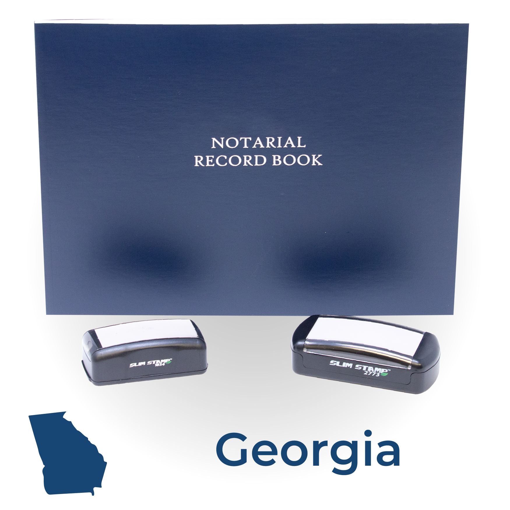 Georgia Notary Kit with Notary Slim Stamps - Engineer Seal Stamps