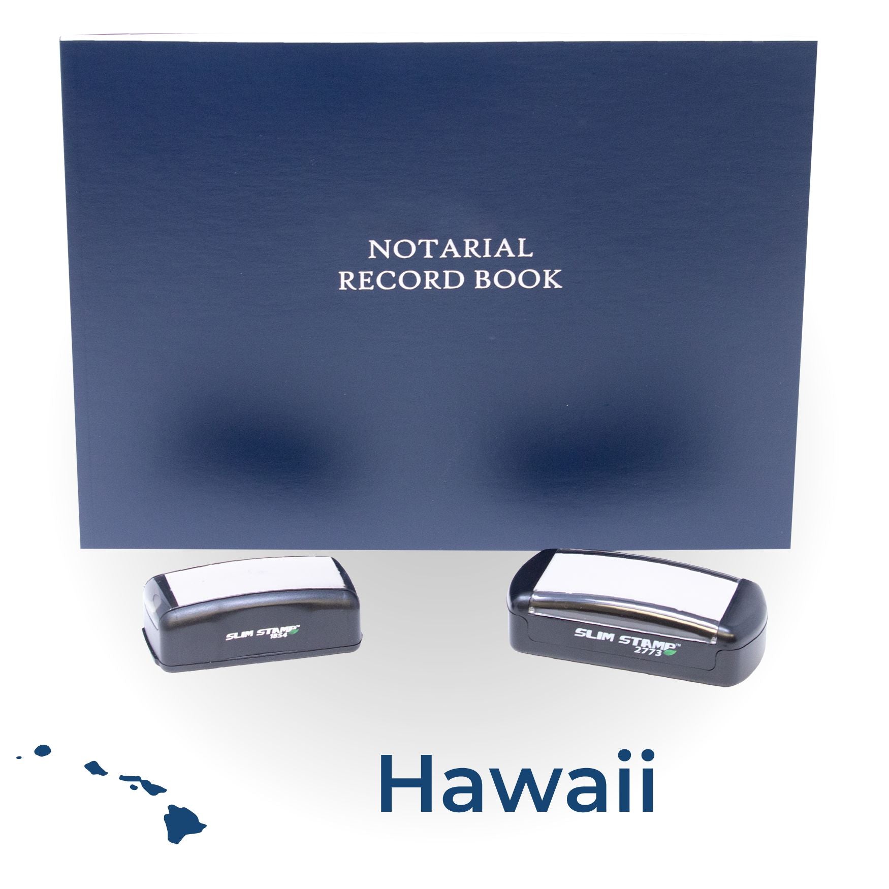 Hawaii Notary Kit with Notary Slim Stamps - Engineer Seal Stamps