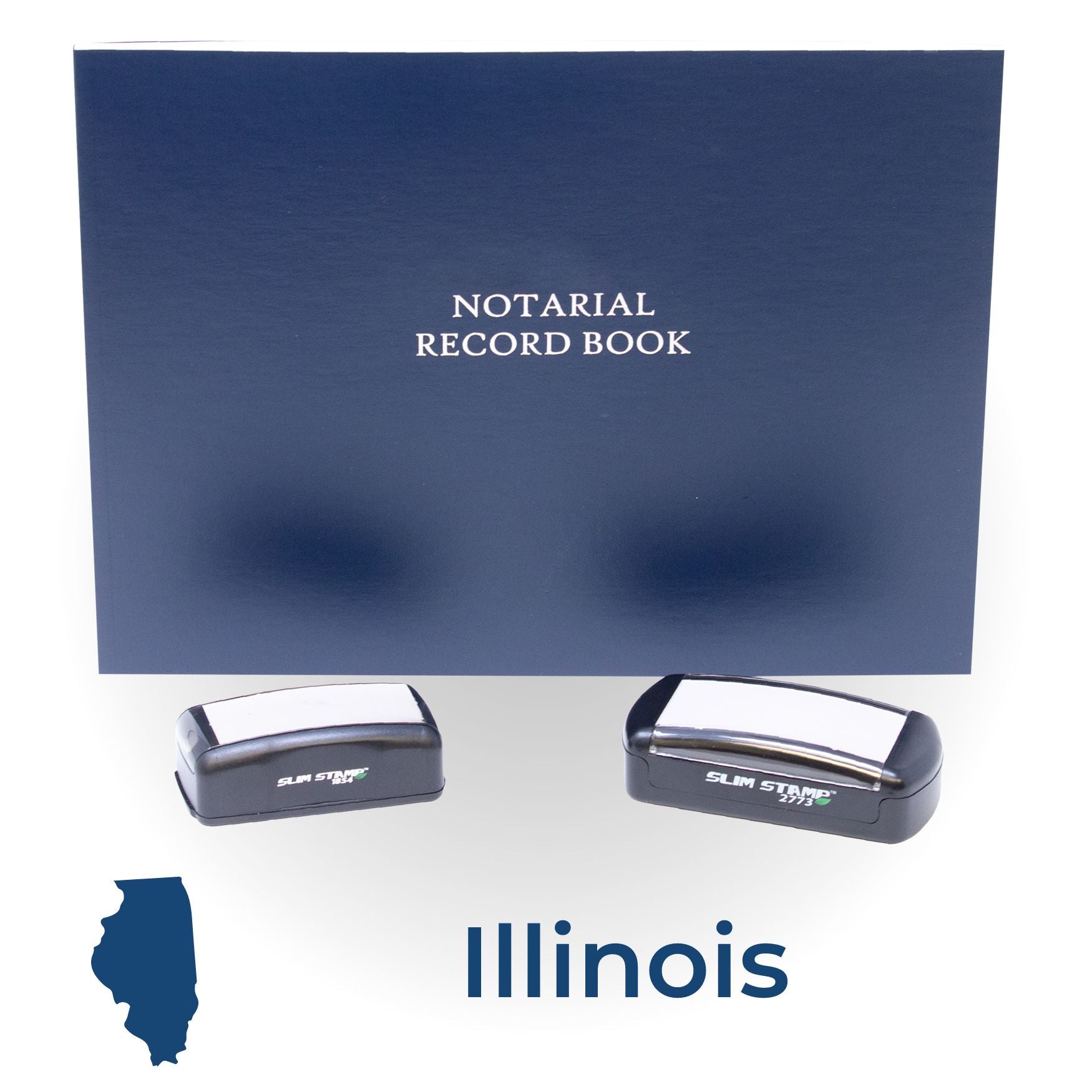 Illinois Notary Kit with Notary Slim Stamps - Engineer Seal Stamps