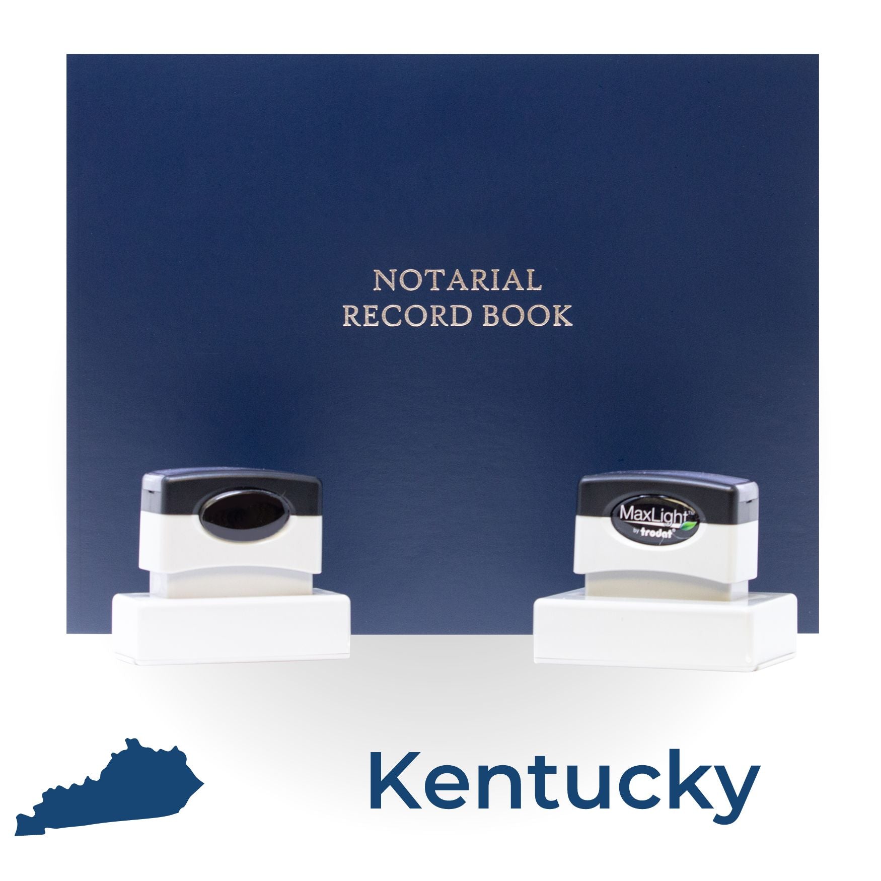 MaxLight Pre-Inked Notary Stamp Package for Kentucky - Engineer Seal Stamps