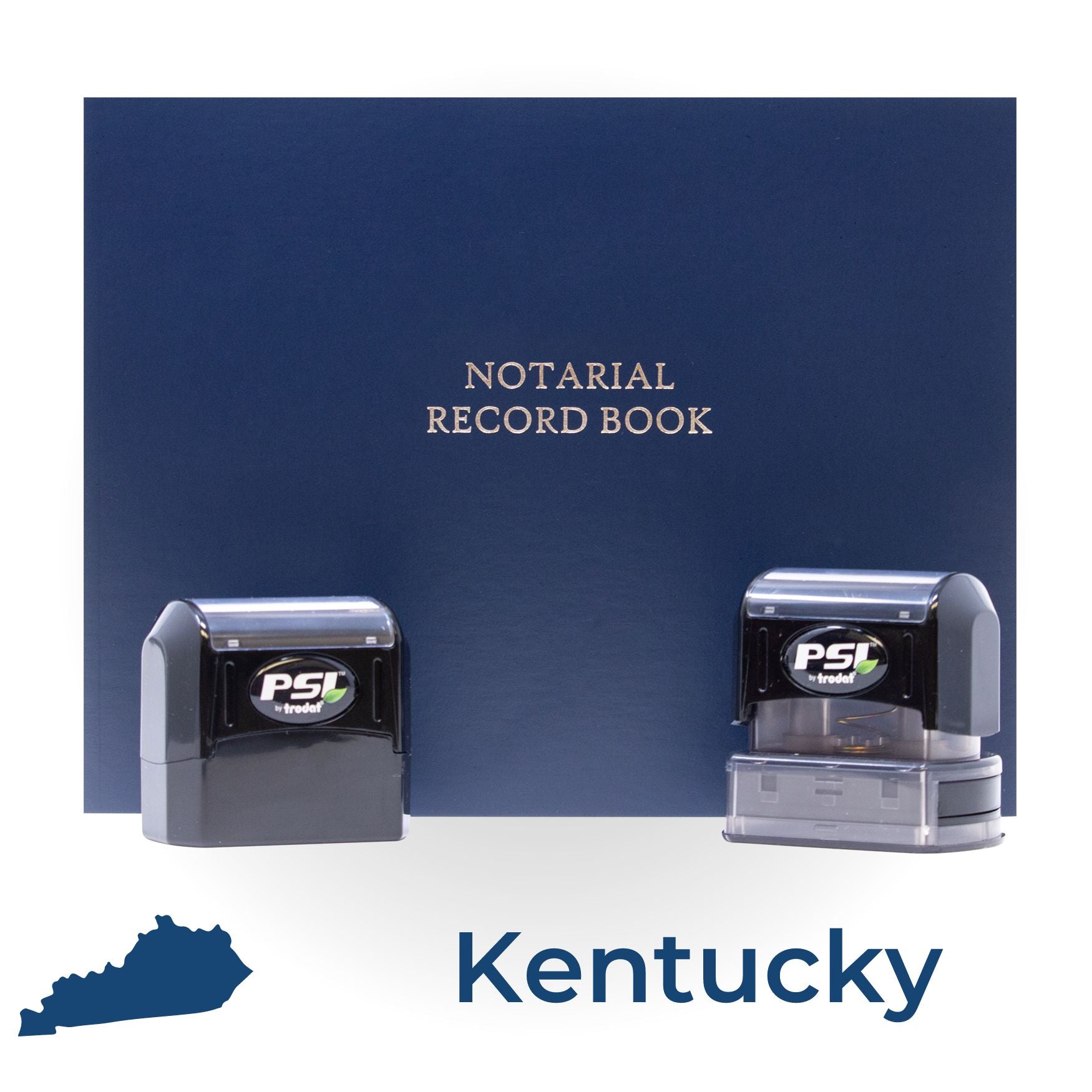 KY Notary Package with PSI Pre-Inked Notary Stamps - Engineer Seal Stamps