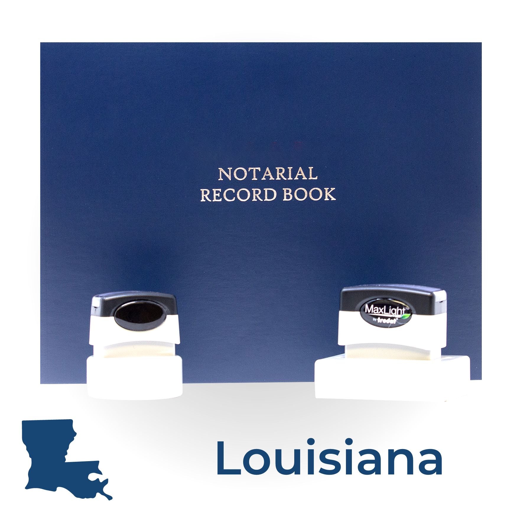 MaxLight Notary Stamp Kit for Louisiana - Engineer Seal Stamps