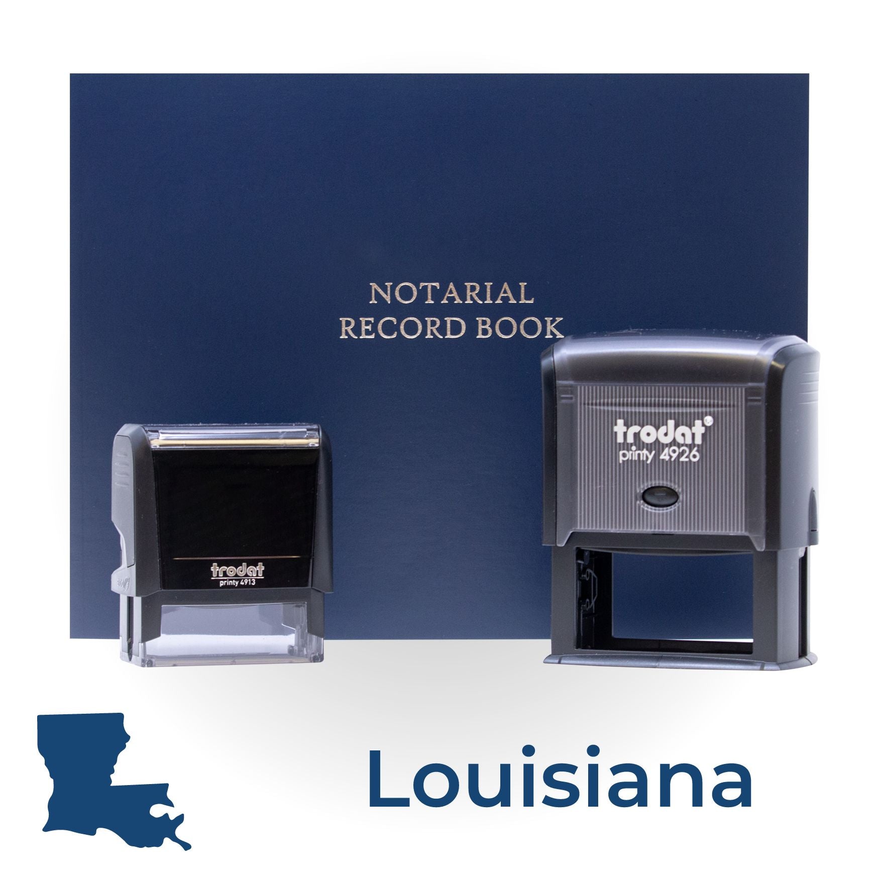 Louisiana Self Inking Notary Starter Kit - Engineer Seal Stamps