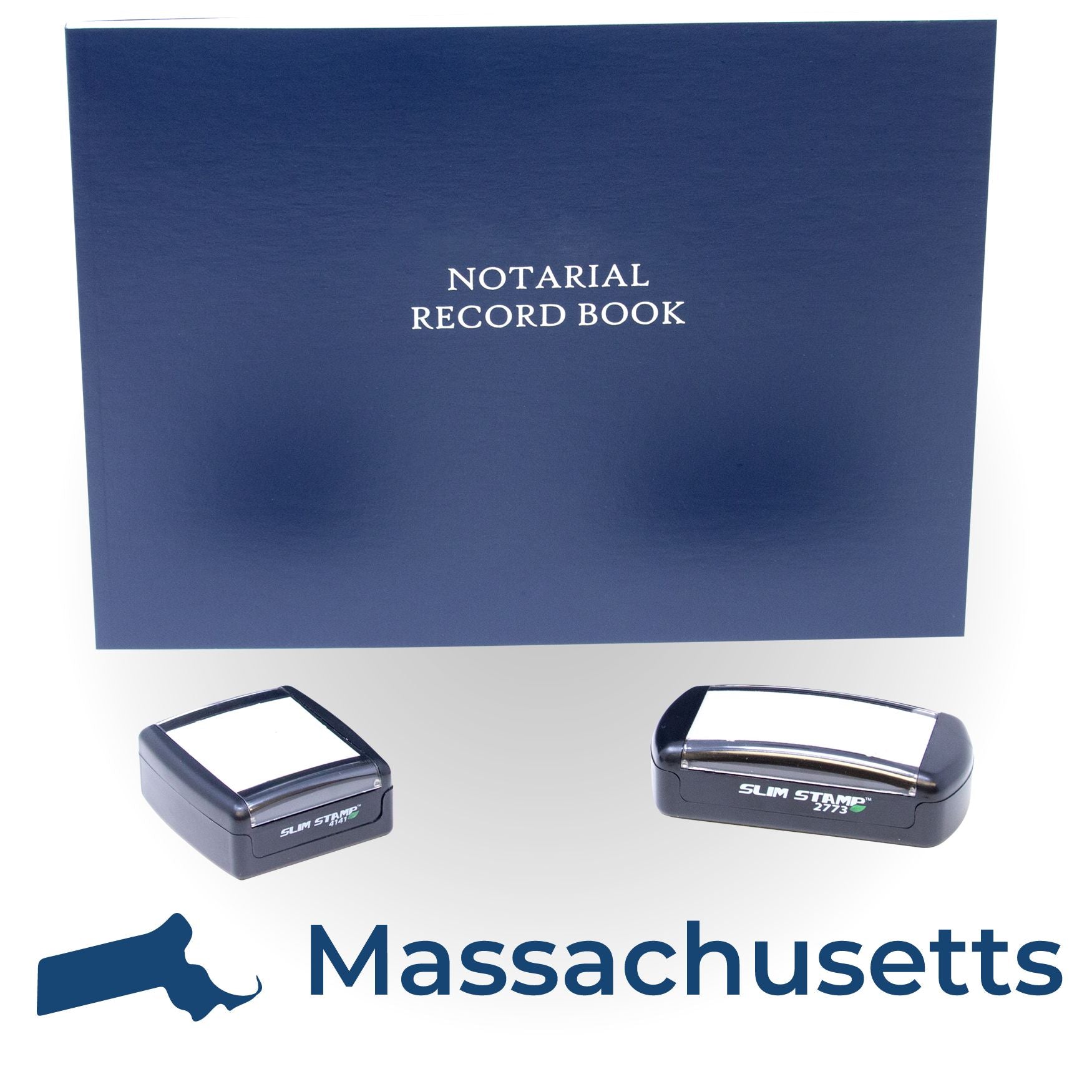 MA Notary Kit with Slim Stamps - Engineer Seal Stamps