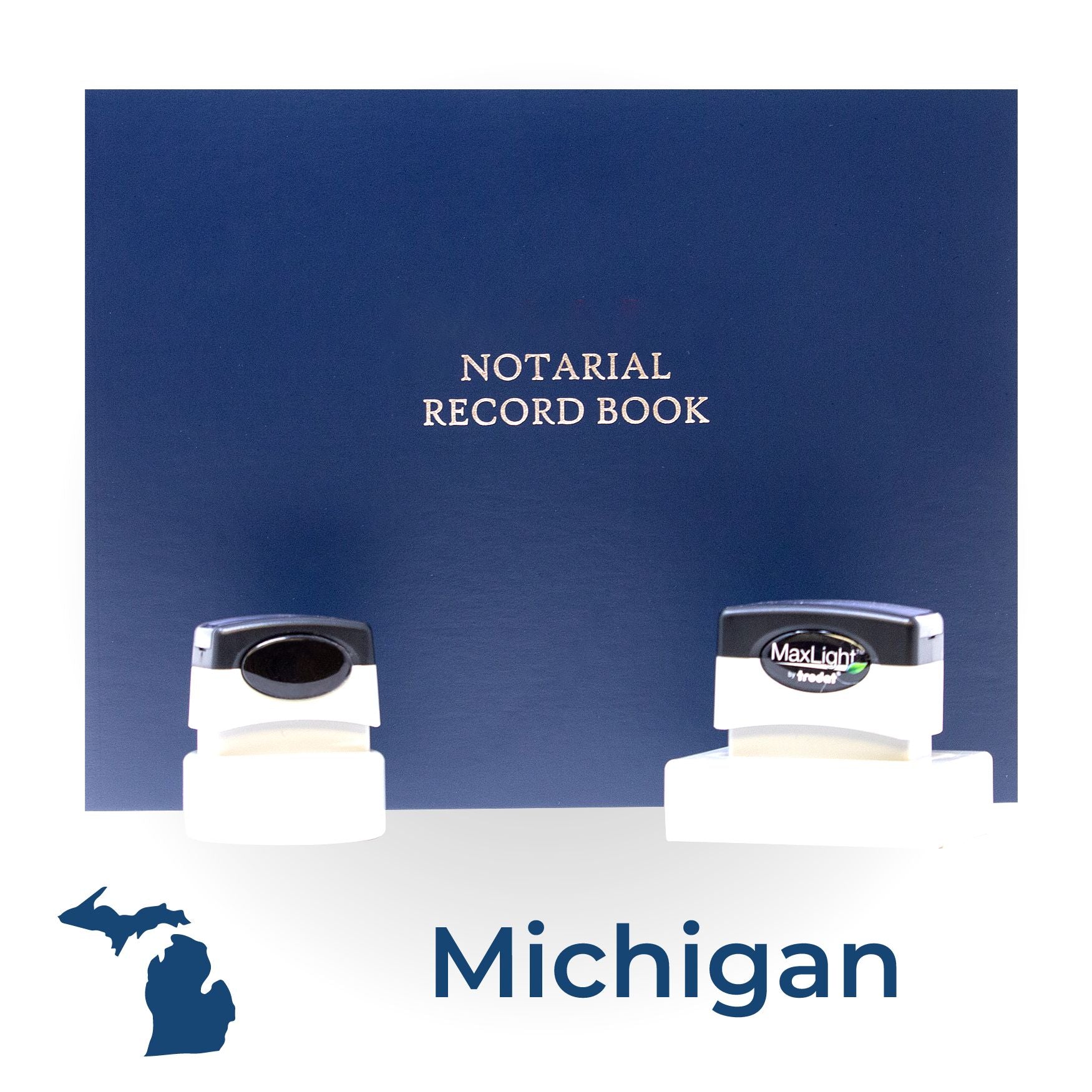 MaxLight Notary Stamp Kit for Michigan - Engineer Seal Stamps
