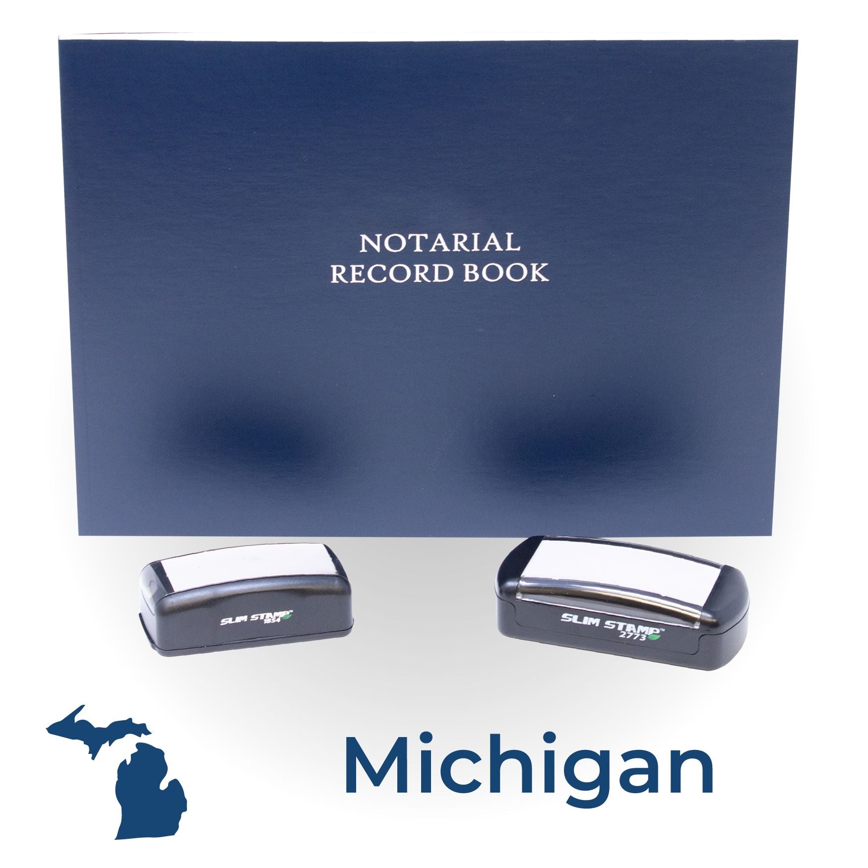 Michigan Notary Kit with Notary Slim Stamps - Engineer Seal Stamps