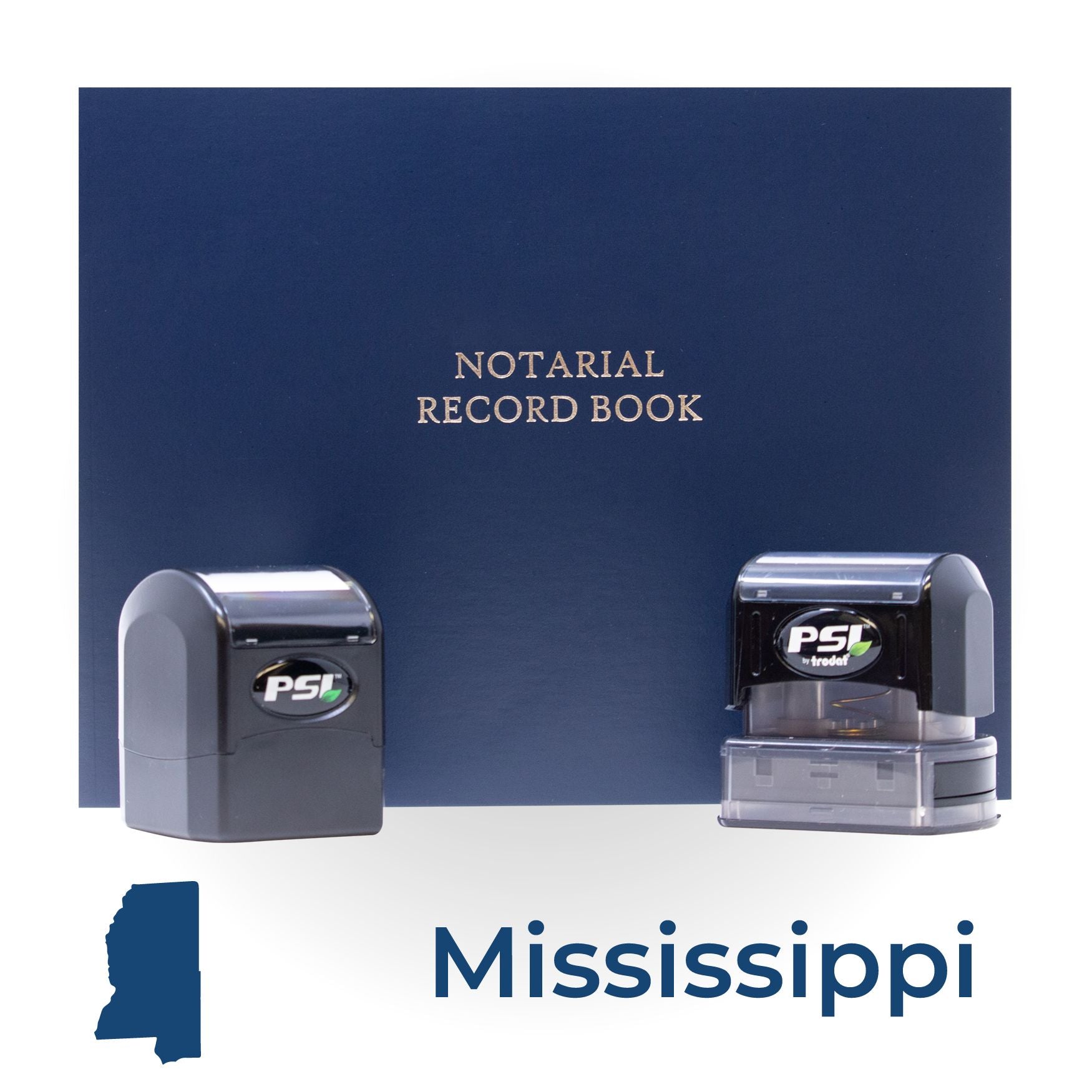 Mississippi Notary Public Kit with PSI Notary Stamps - Engineer Seal Stamps