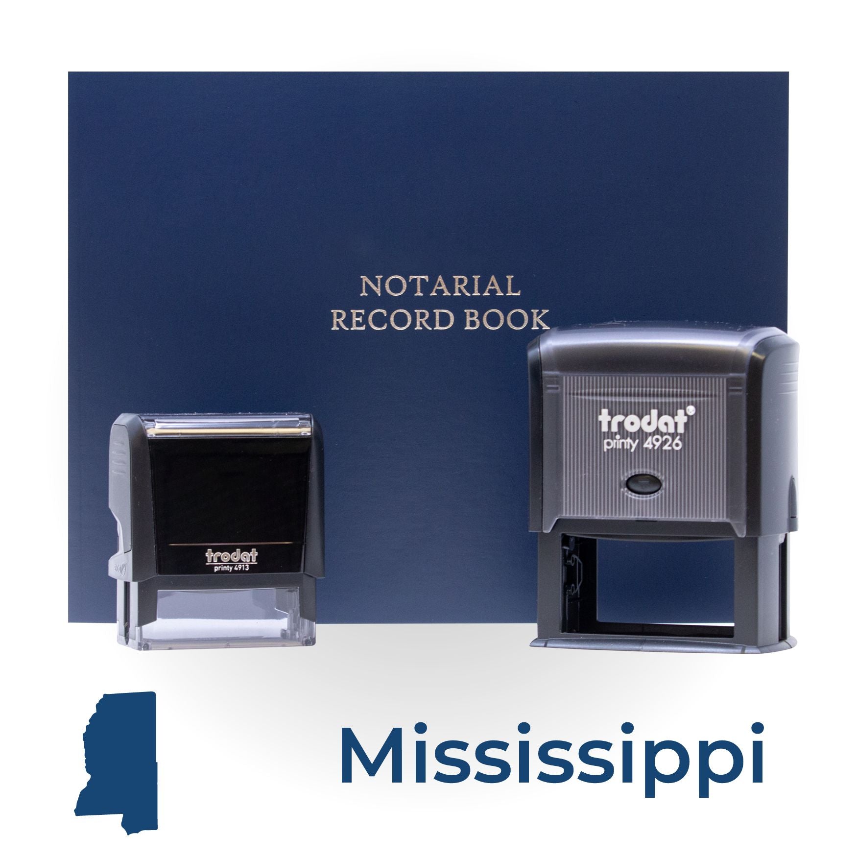 Mississippi Self Inking Notary Starter Kit - Engineer Seal Stamps