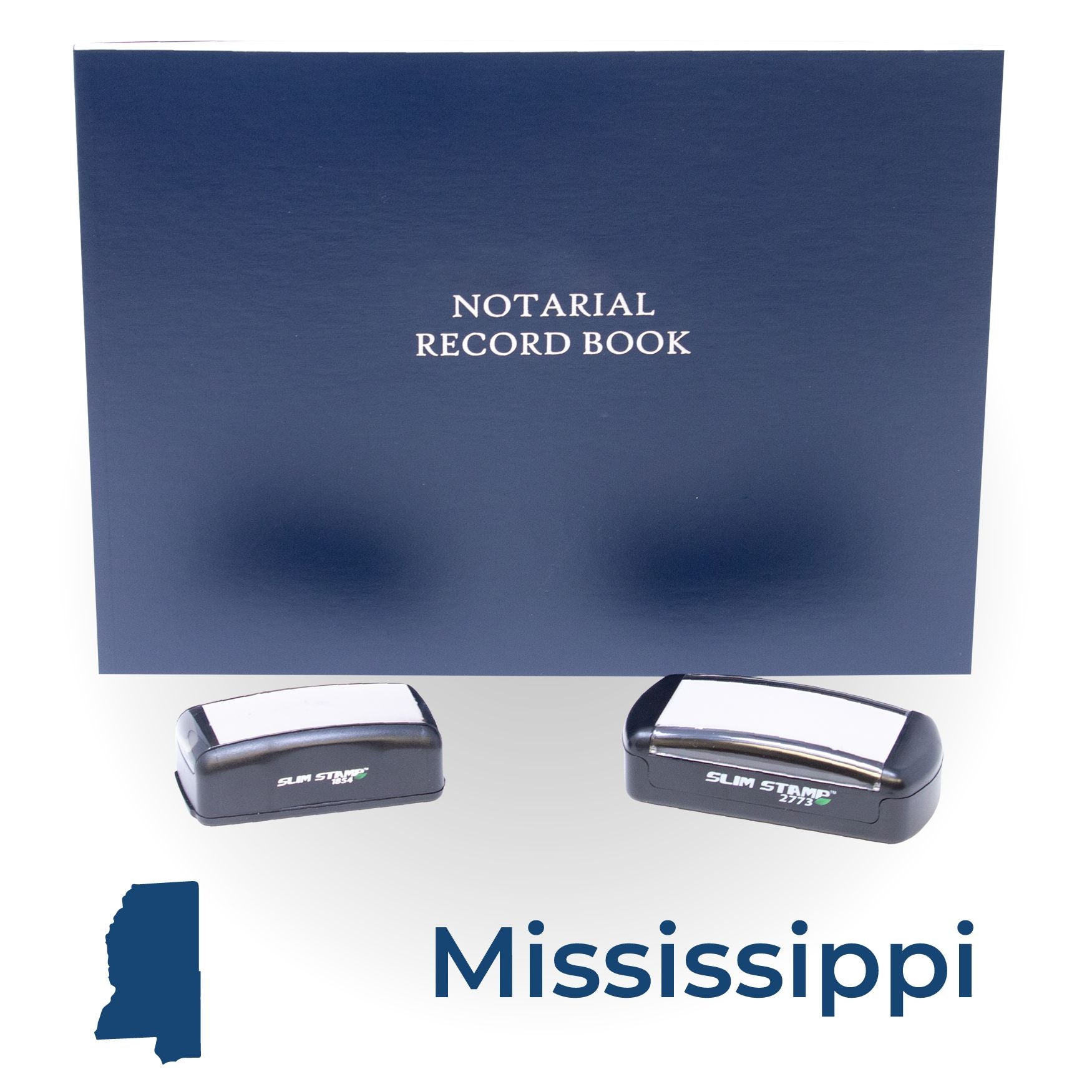 Mississippi Notary Kit with Notary Slim Stamps - Engineer Seal Stamps