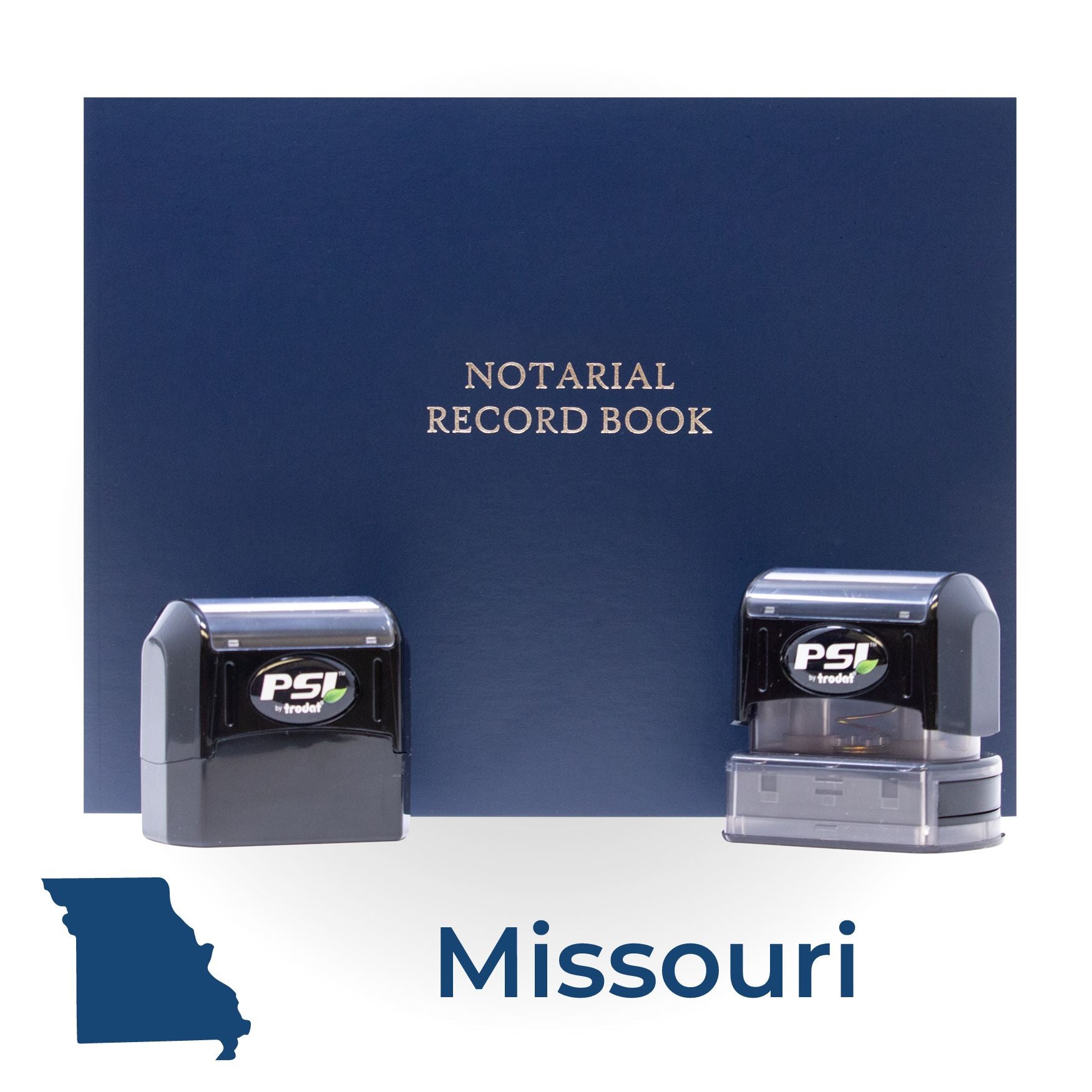 MO Notary Package with PSI Pre-Inked Notary Stamps - Engineer Seal Stamps