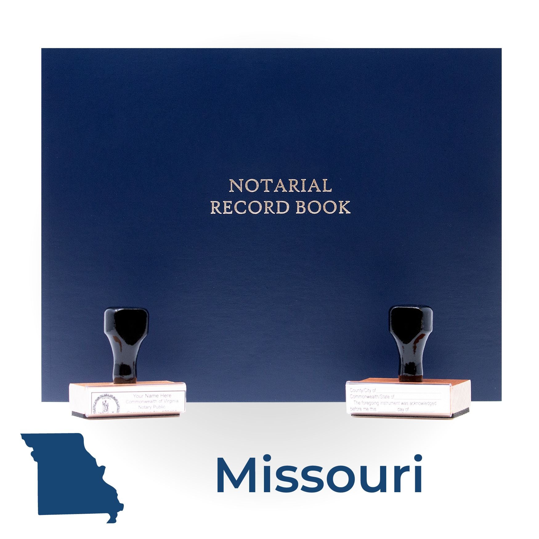 Missouri Notary Public Kit with Rubber Stamps - Engineer Seal Stamps
