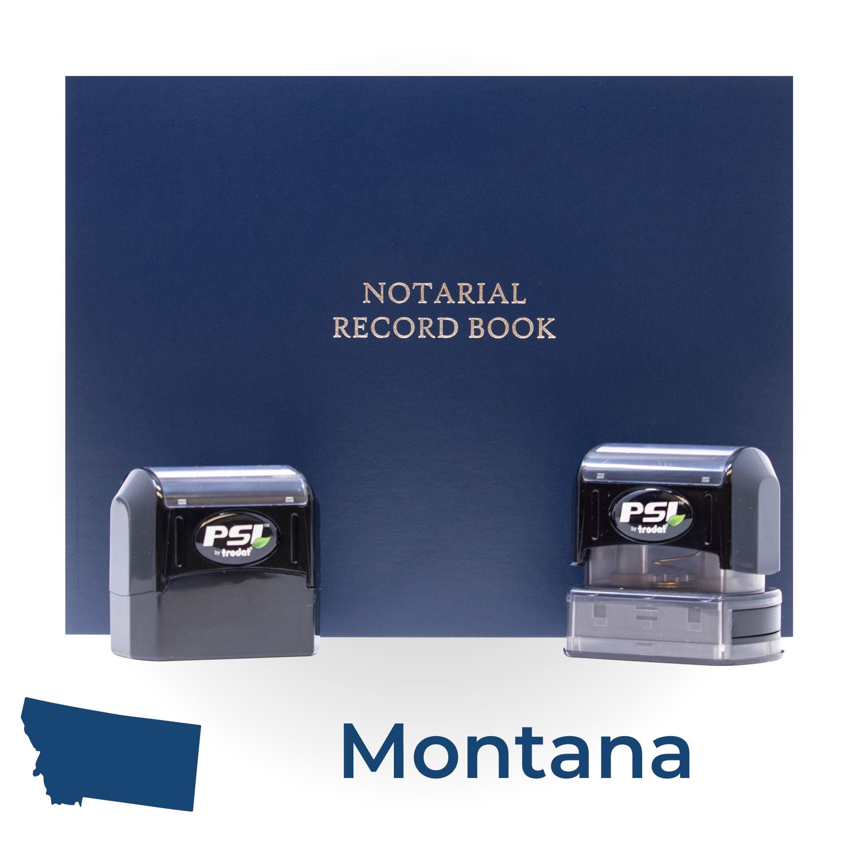MT Notary Package with PSI Pre-Inked Notary Stamps - Engineer Seal Stamps