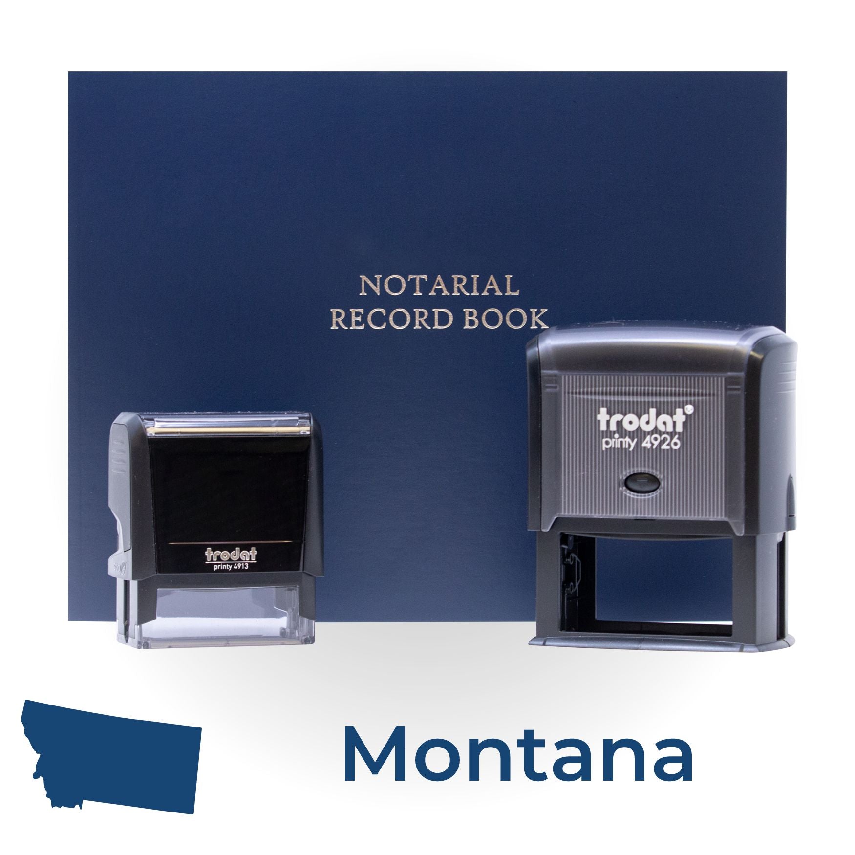Montana Self Inking Notary Starter Kit - Engineer Seal Stamps