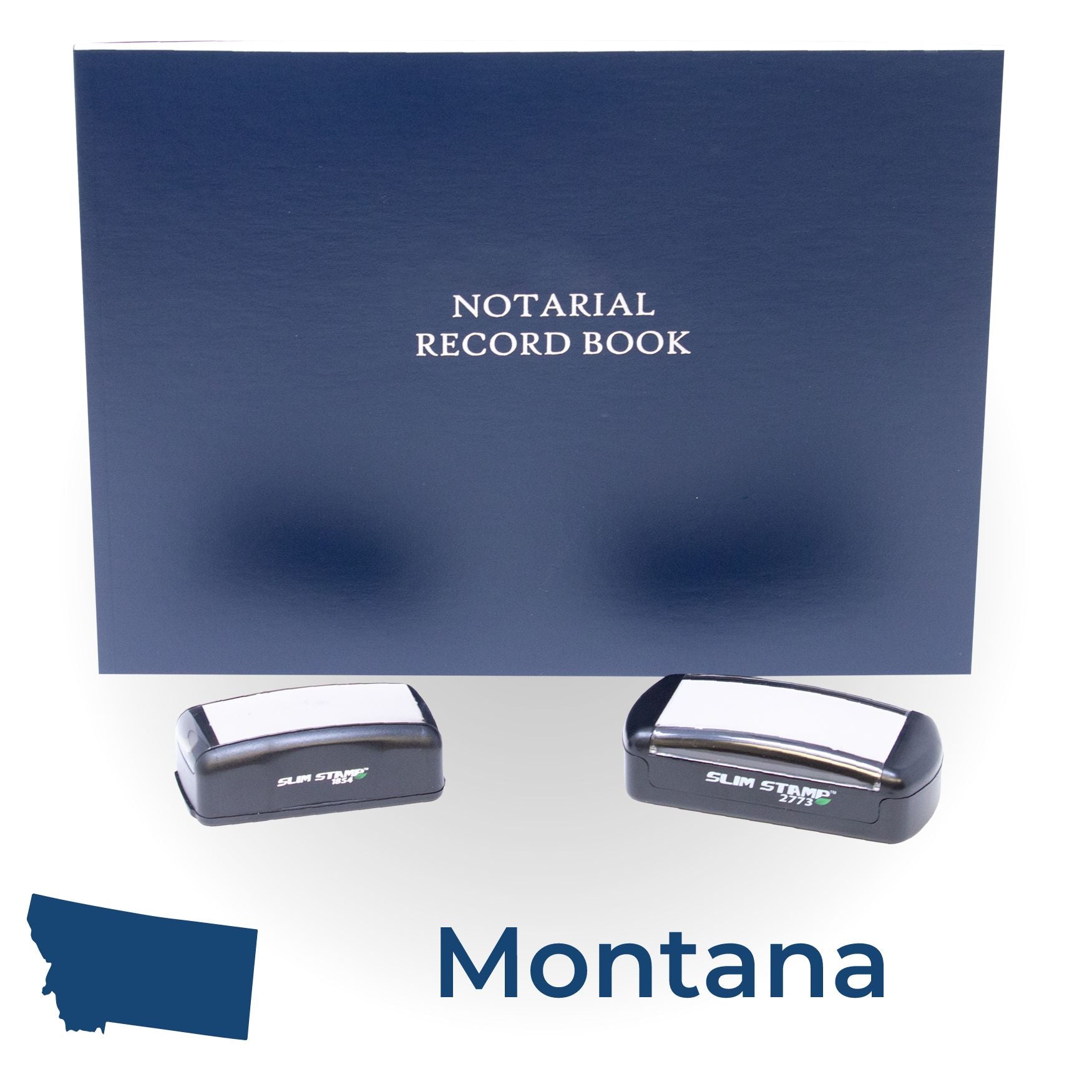 Montana Notary Kit with Notary Slim Stamps - Engineer Seal Stamps