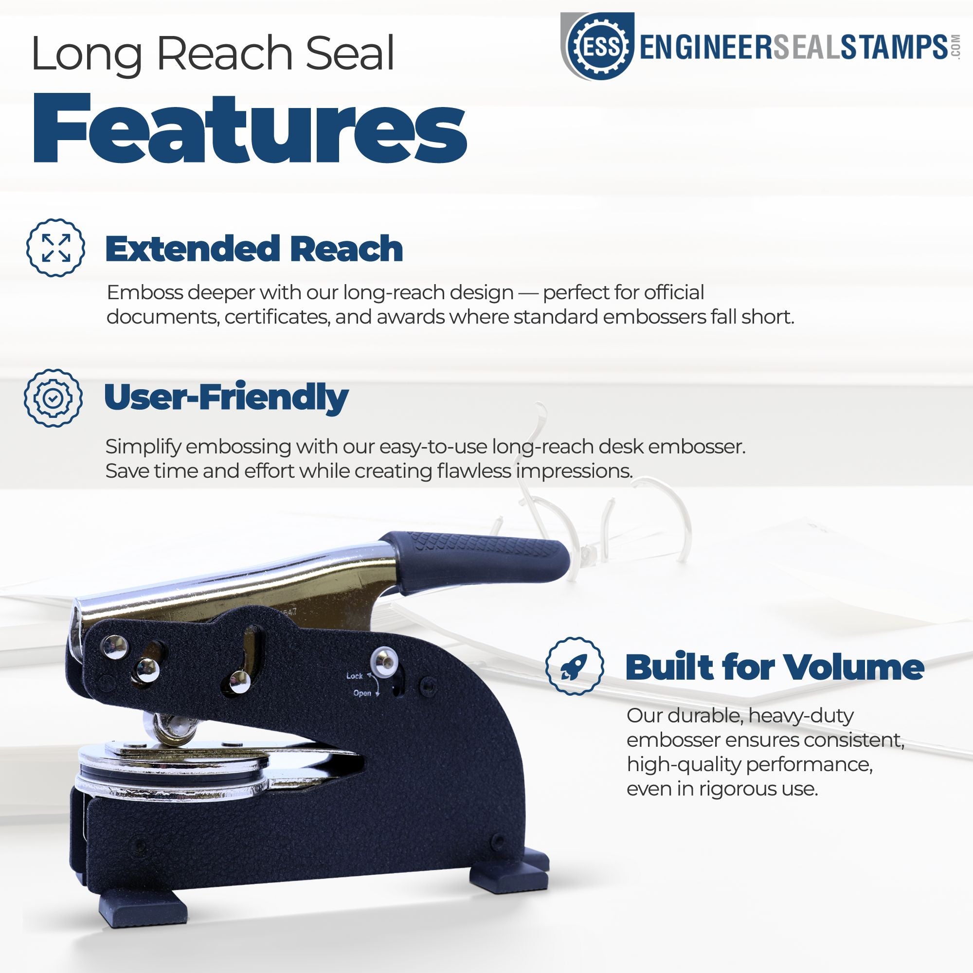 Long Reach Corporate Seal - Engineer Seal Stamps