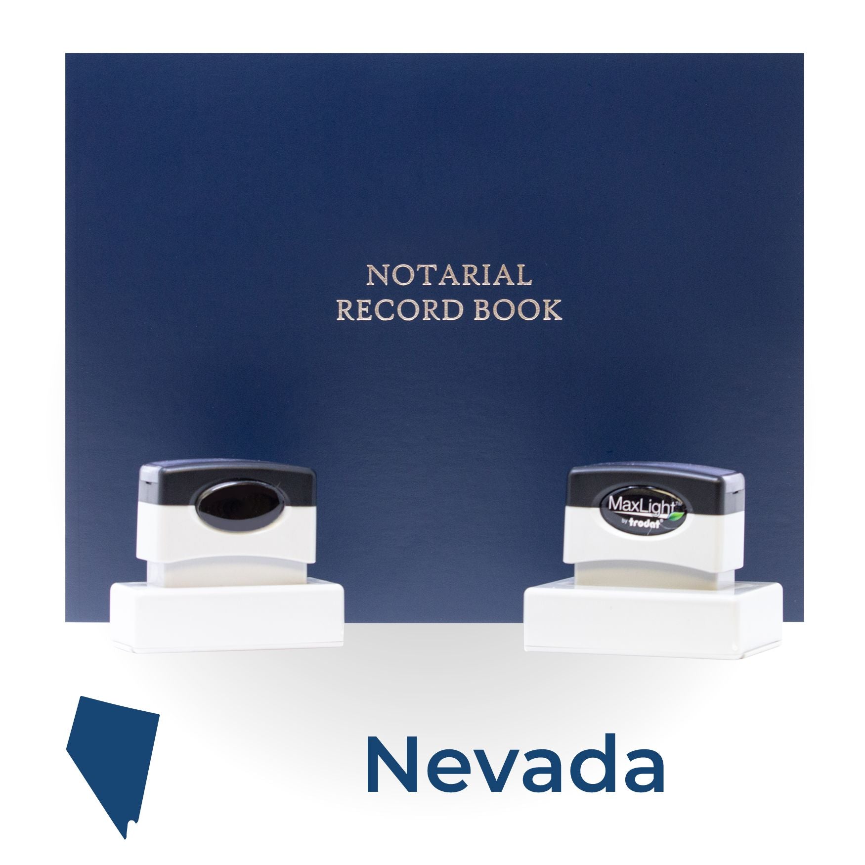 MaxLight Pre-Inked Notary Stamp Package for Nevada - Engineer Seal Stamps