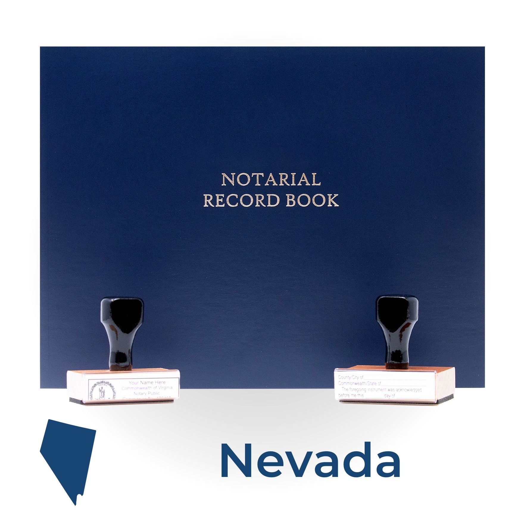 Nevada Notary Public Kit with Rubber Stamps - Engineer Seal Stamps
